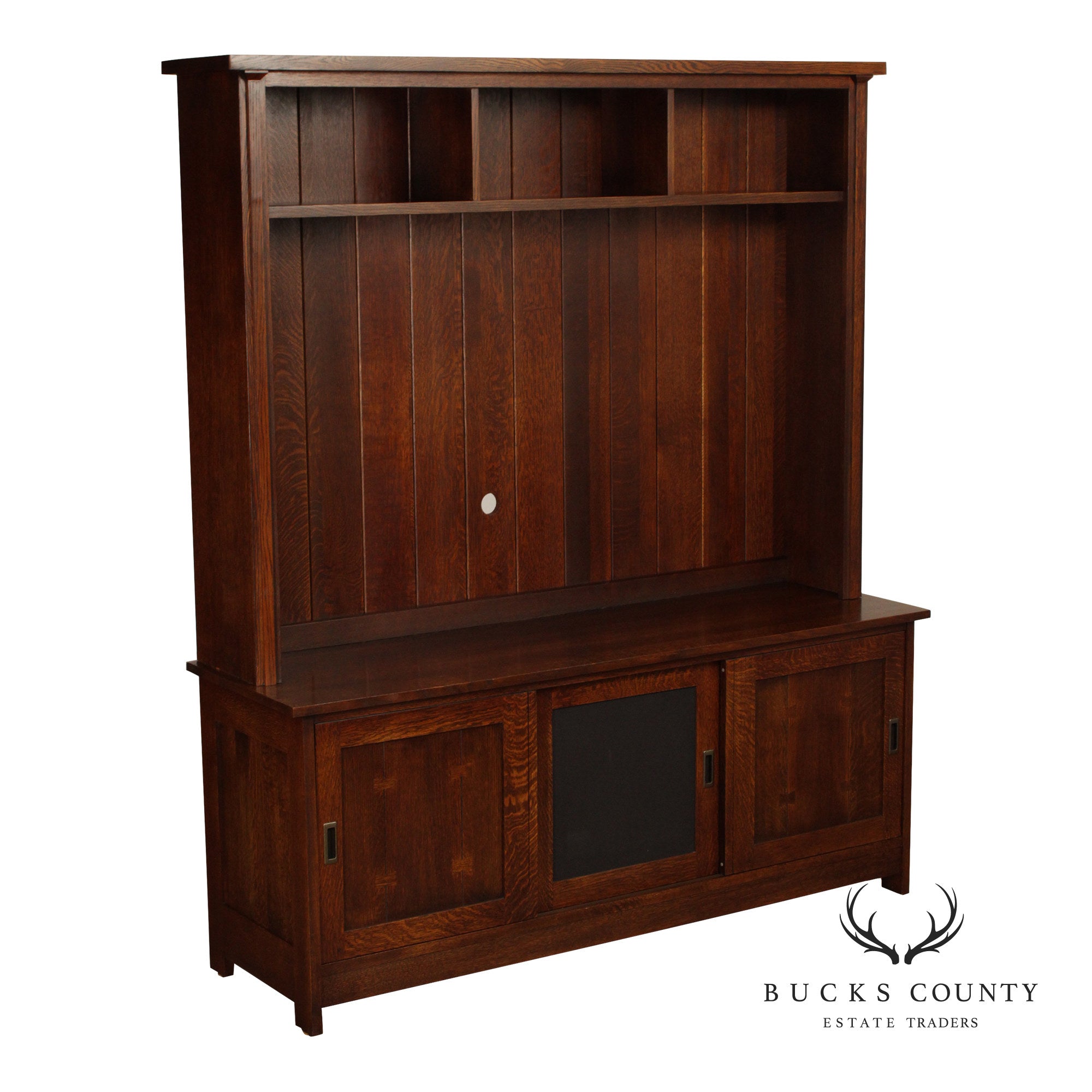 Stickley Mission Collection Oak Media Console