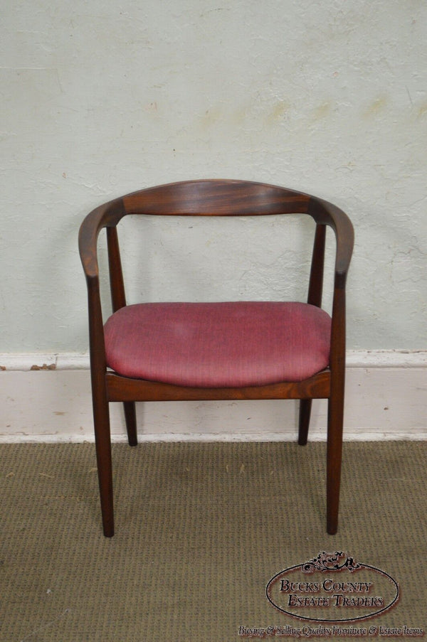 Danish Modern Vintage Curved Back Arm Chair by Raymor