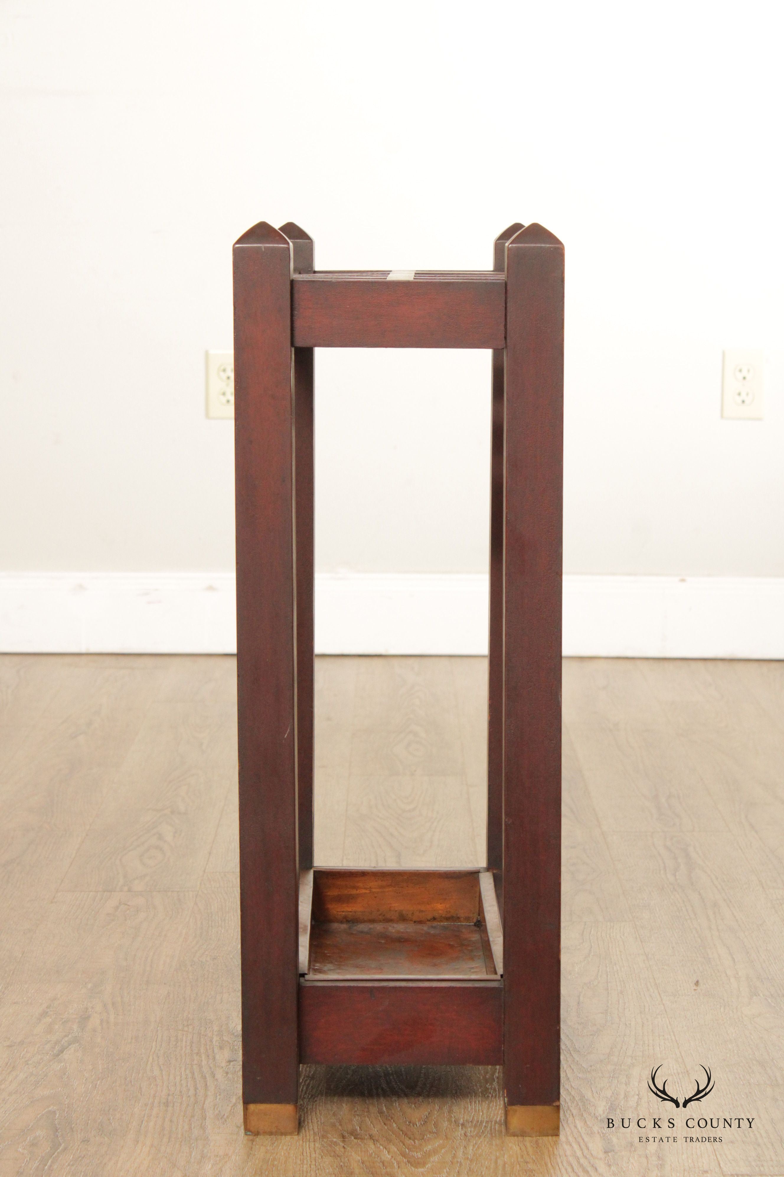 Antique Mission Style Umbrella Stand