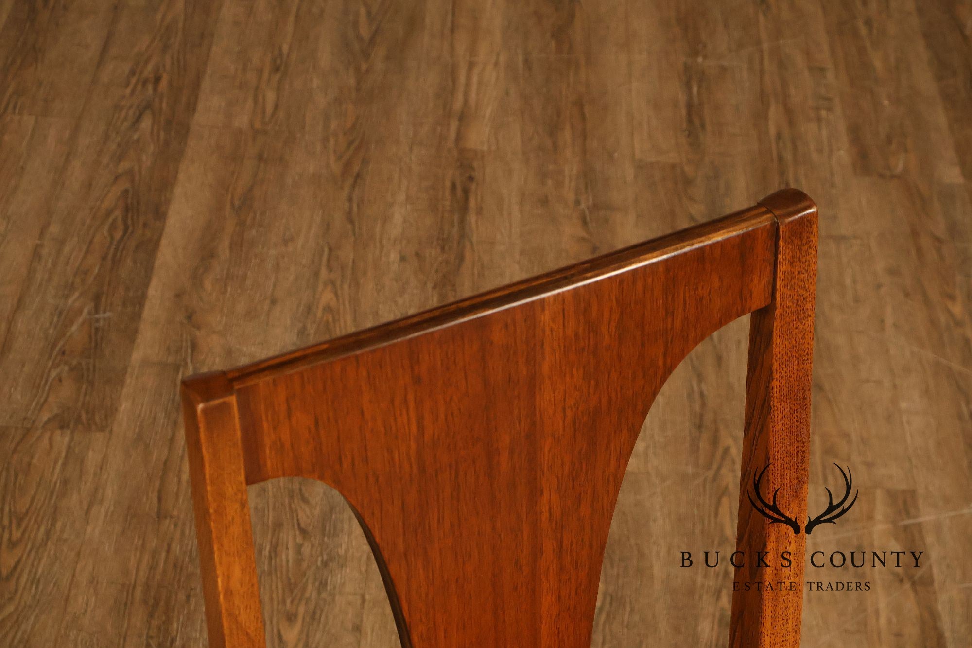 Broyhill 'Brasilia' Mid Century Modern Set of Four Walnut Dining Chairs