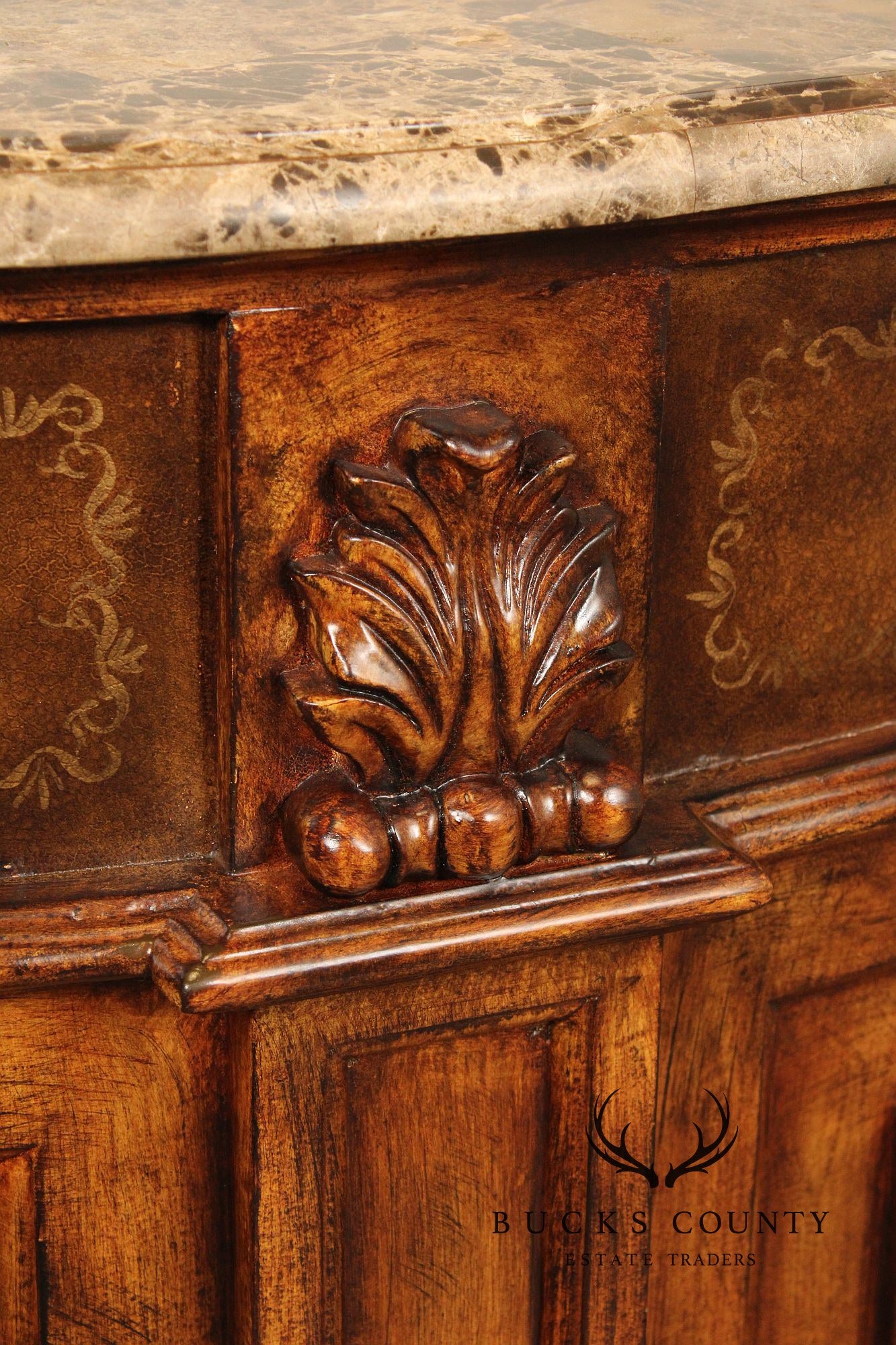 Continents by Broyhill Renaissance Style Marble Top Bar