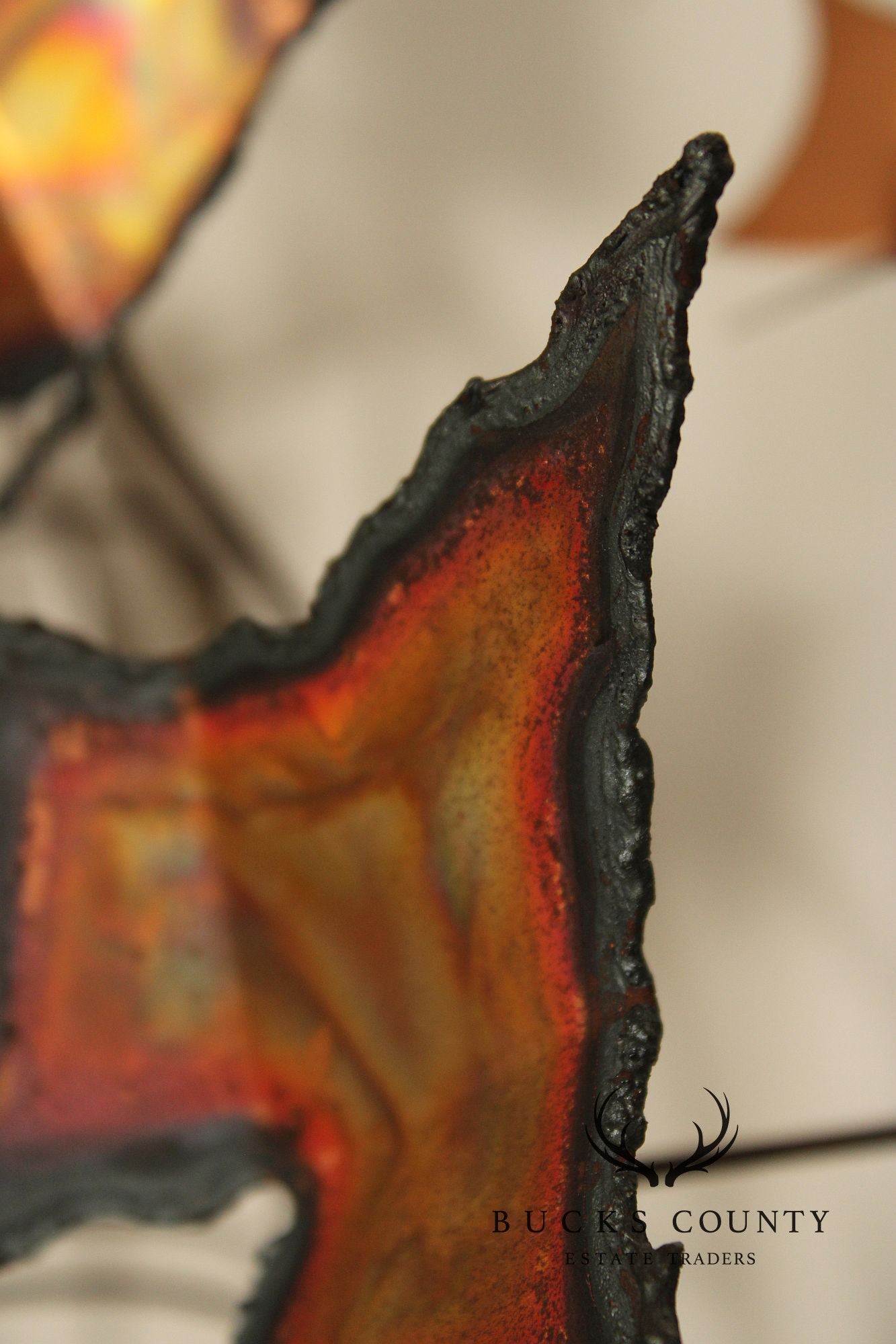 Curtis Jere Brutalist Wall Sculpture, Autumn Leaves