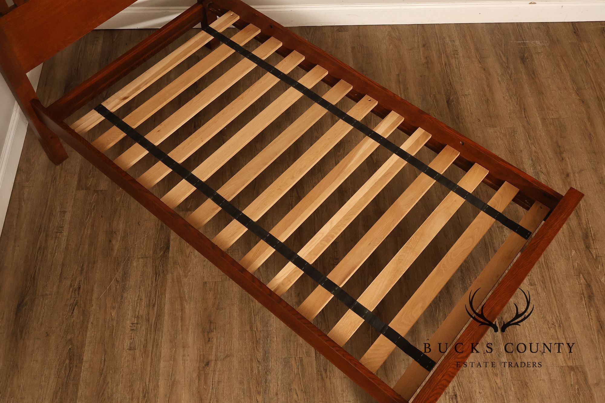 Stickley Antiquities Collection Mission Oak Twin Bed