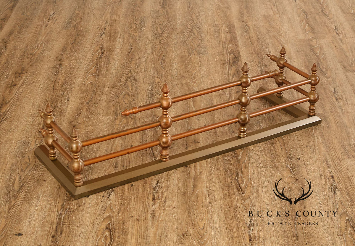 Traditional Brass Tone Fireplace Fender