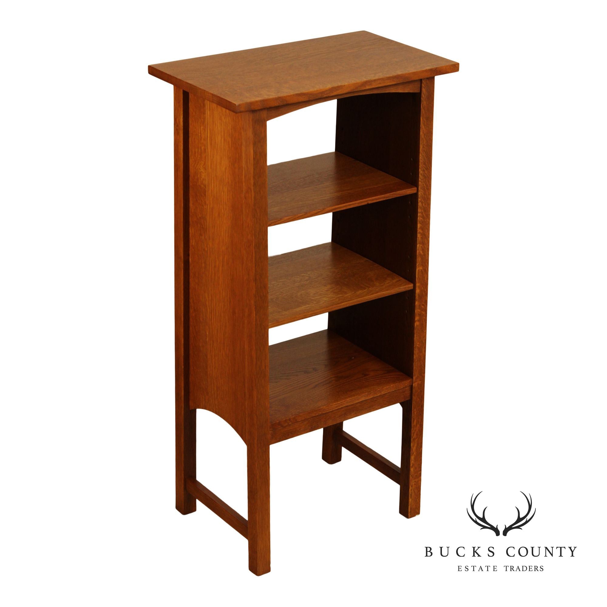 Stickley Mission Collection Oak Harvey Ellis Magazine Stand Bookcase