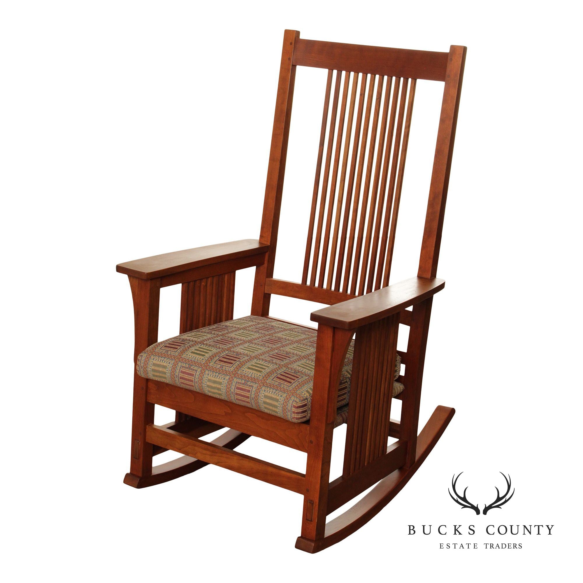 Stickley Mission Collection Cherry Spindle Rocker