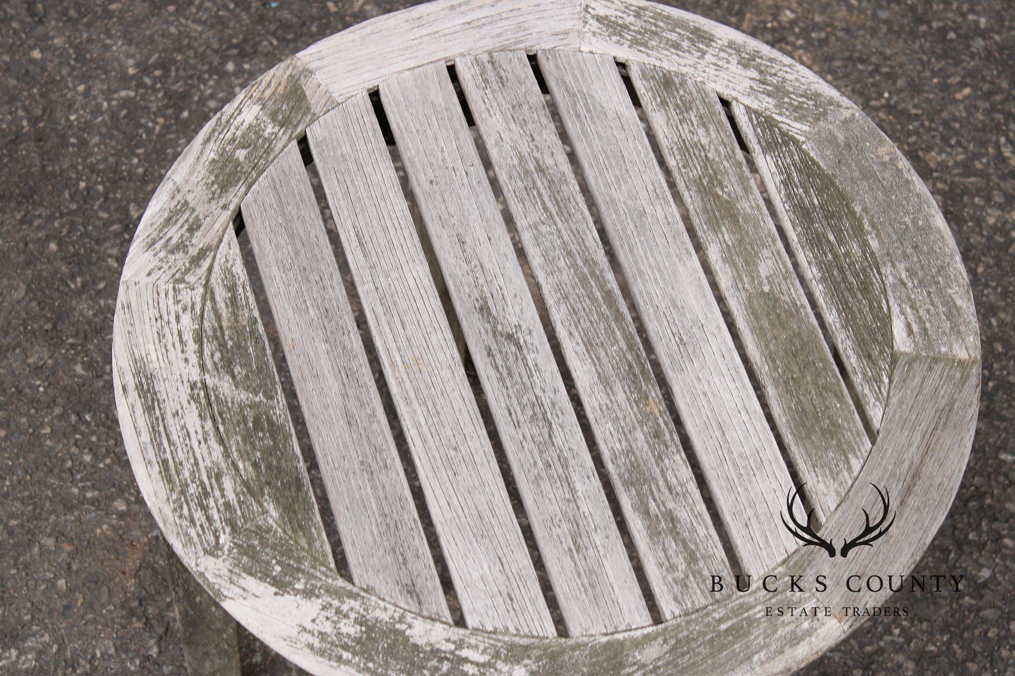Gloster Outdoor Teak Round Side Table