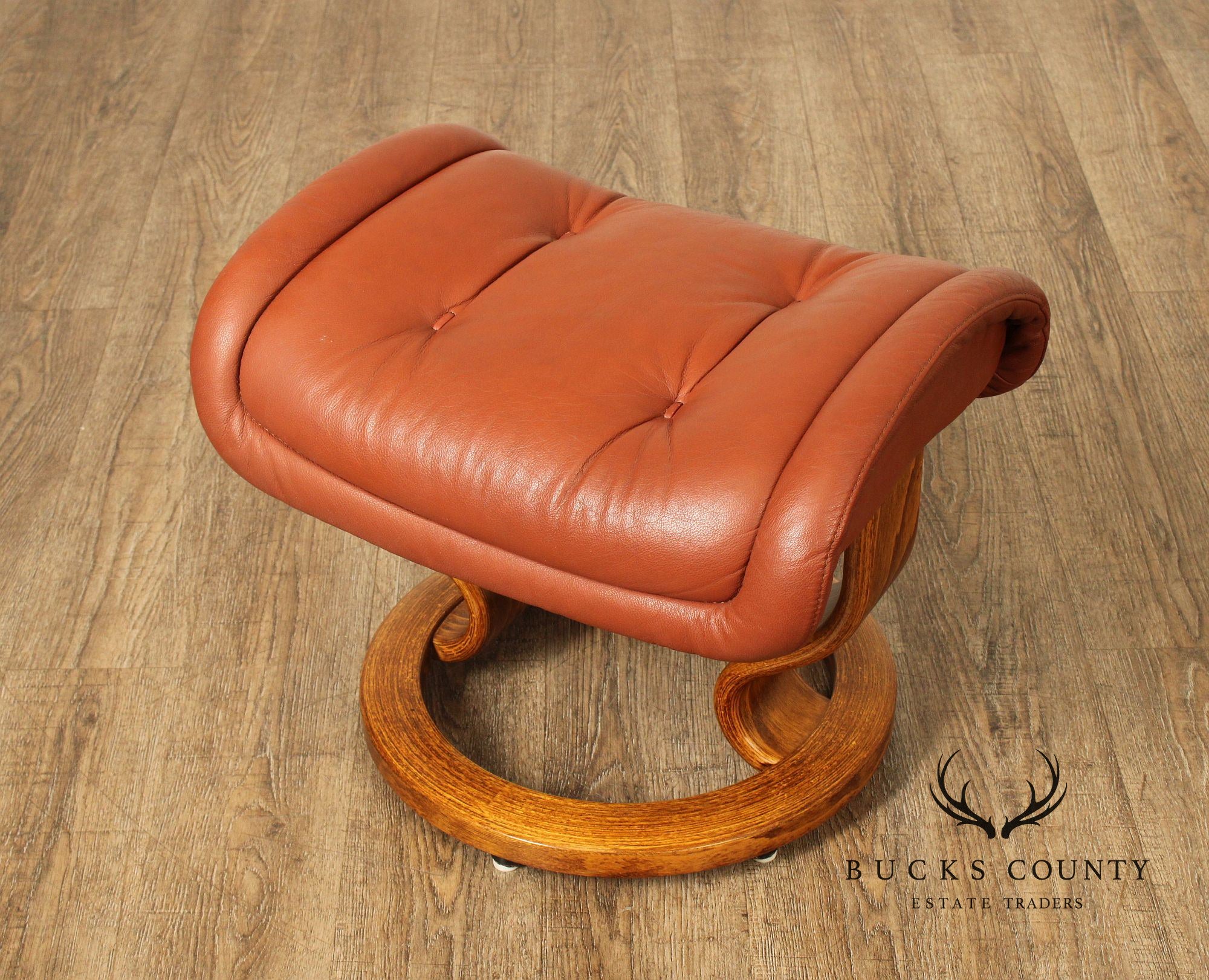 Ekornes Stressless Leather Ottoman