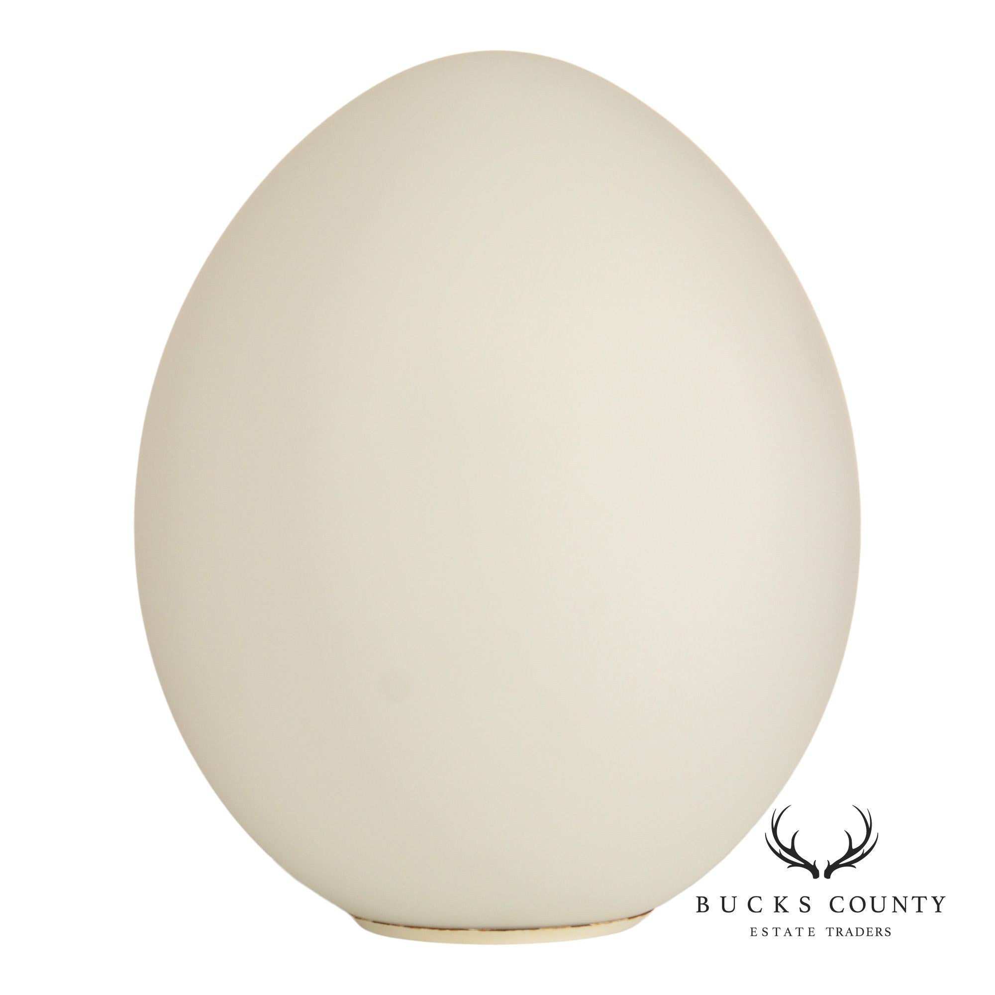 Laurel Lamp Company Mid Century Modern Glass Egg Lamp