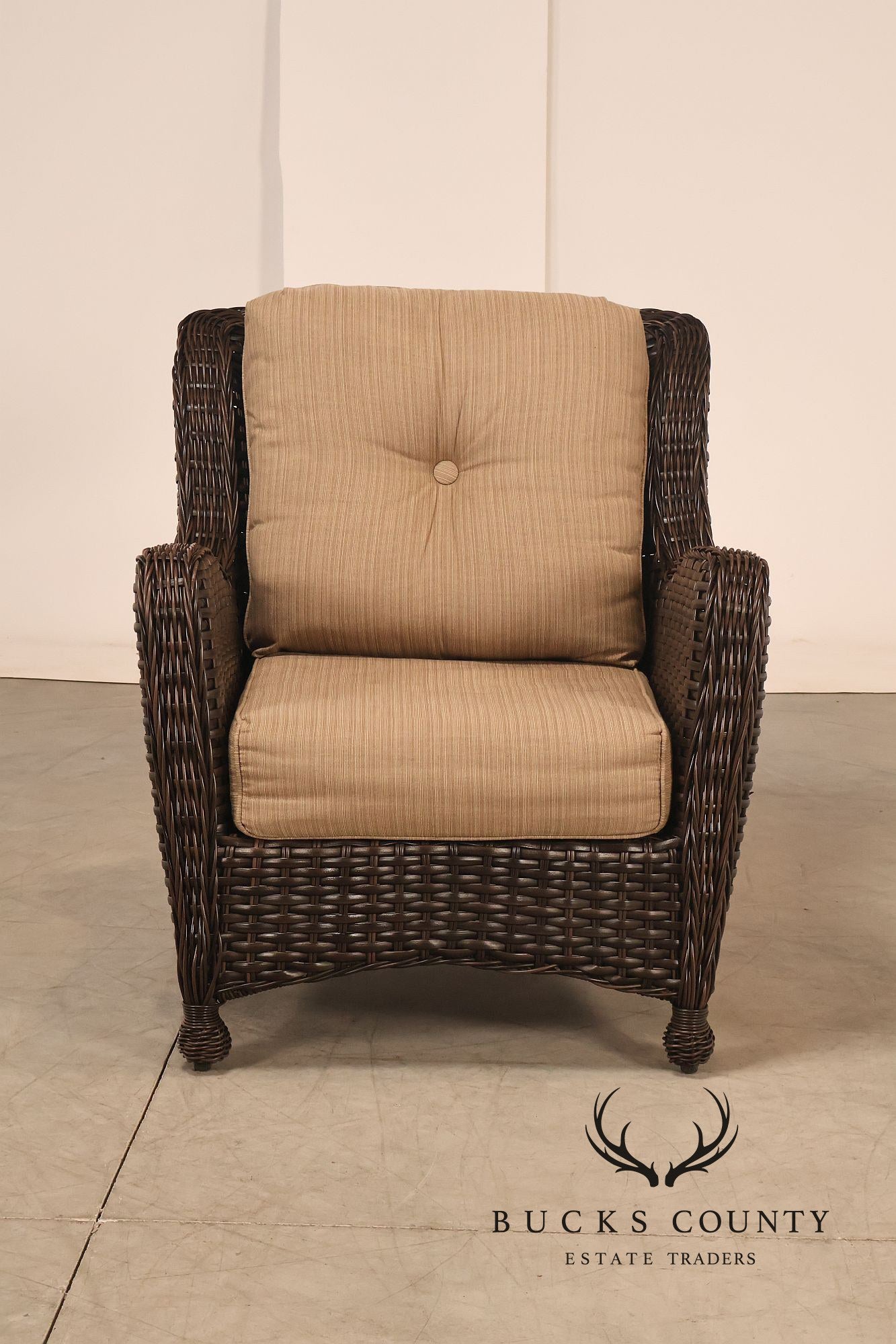 Northcape Pair of 'Richmond' Outdoor Wicker Patio Armchairs