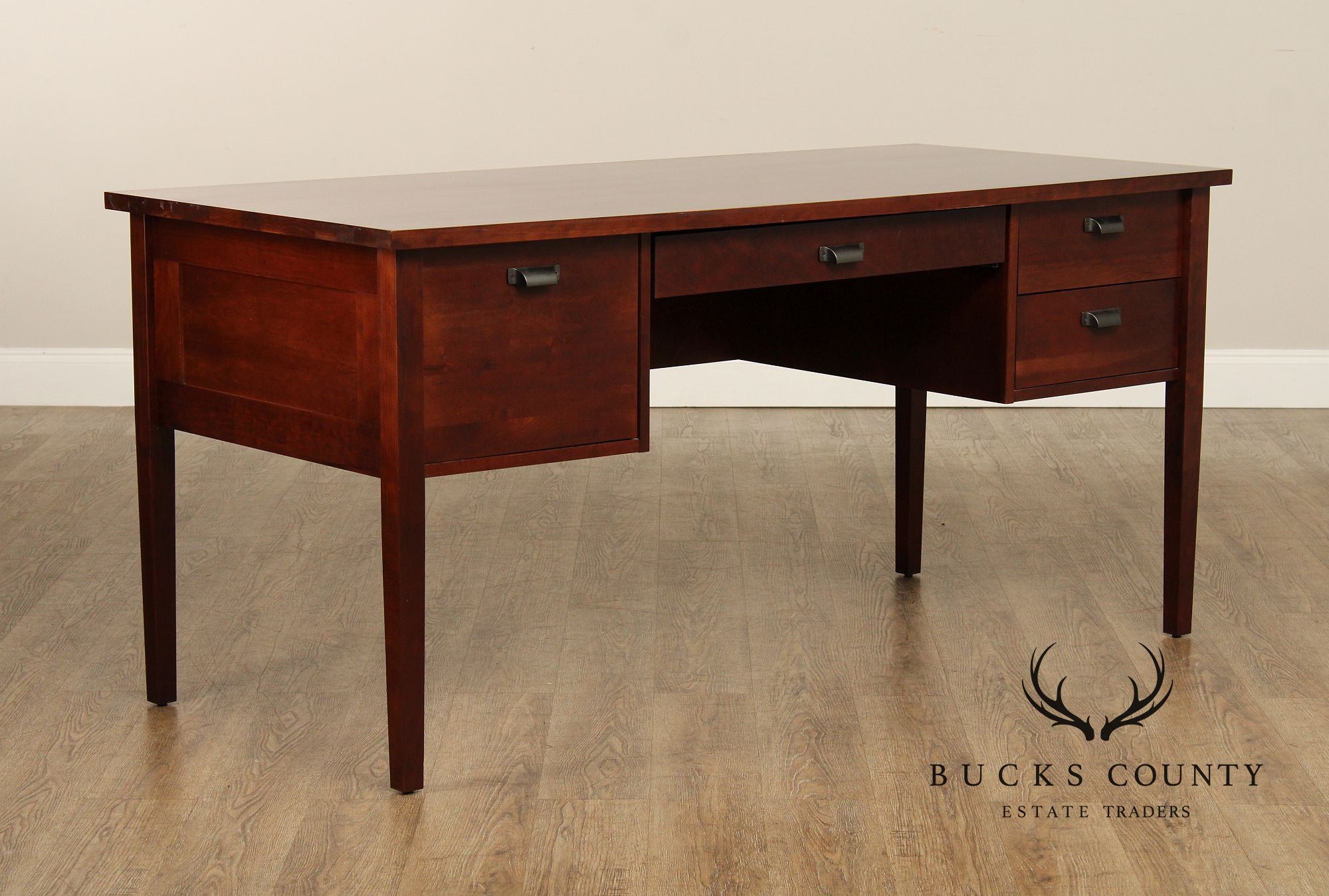 Crate & Barrel Transitional Executive Office Desk