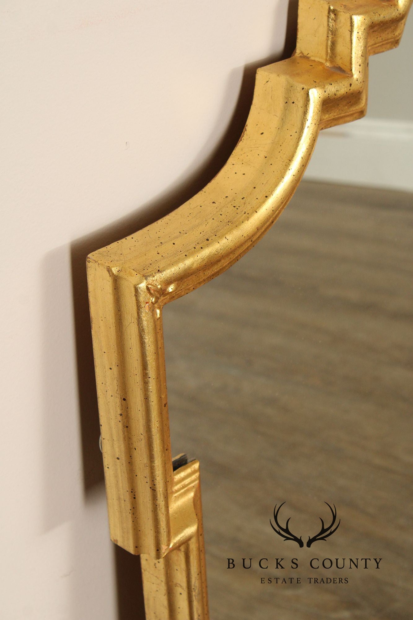 LaBarge Neoclassical Style Giltwood Wall or Mantel Mirror