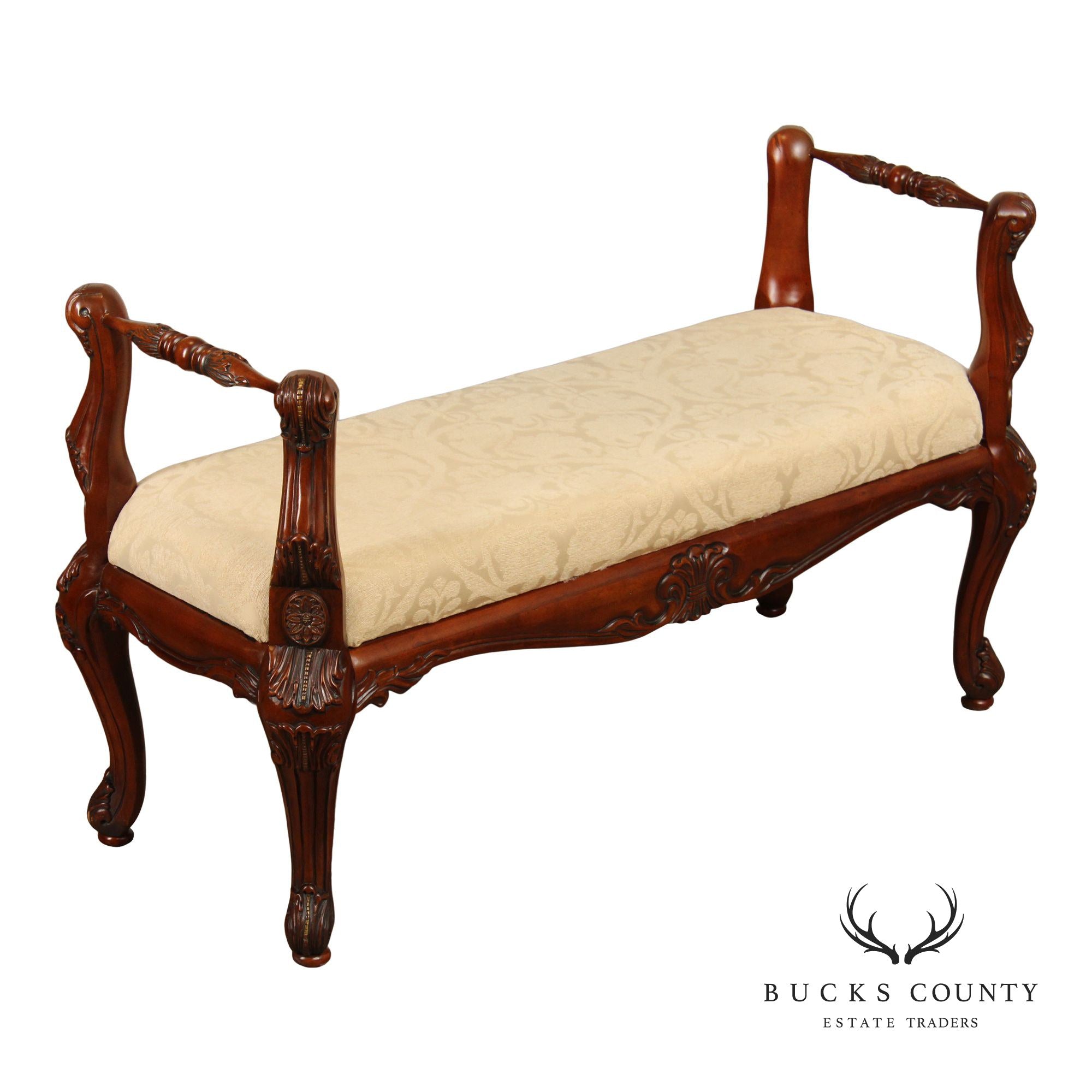 Pulaski Rococo Style Carved Window Bench