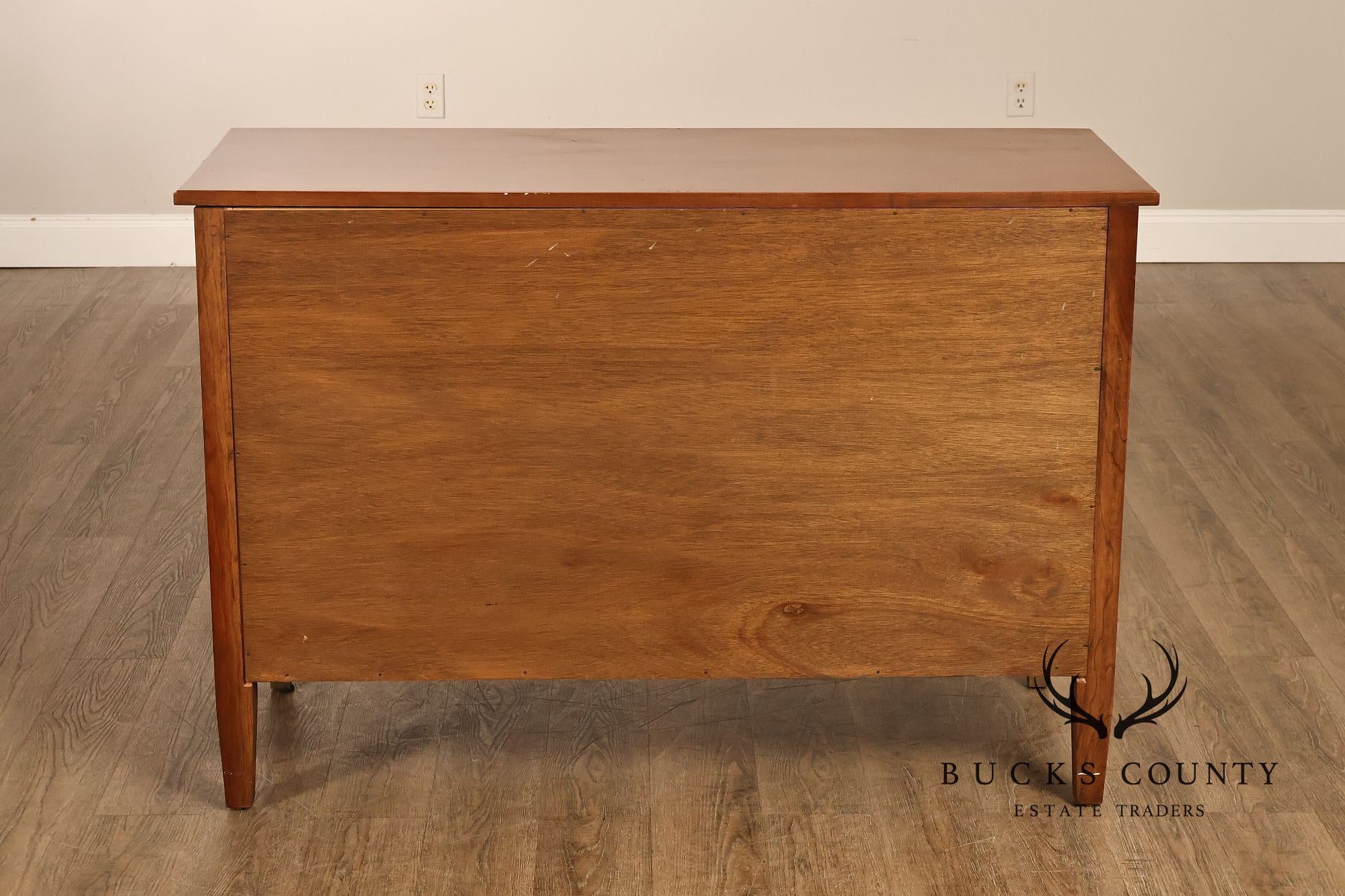 Stickley Directore Style Cherry And Ebonized Chest Of Drawers