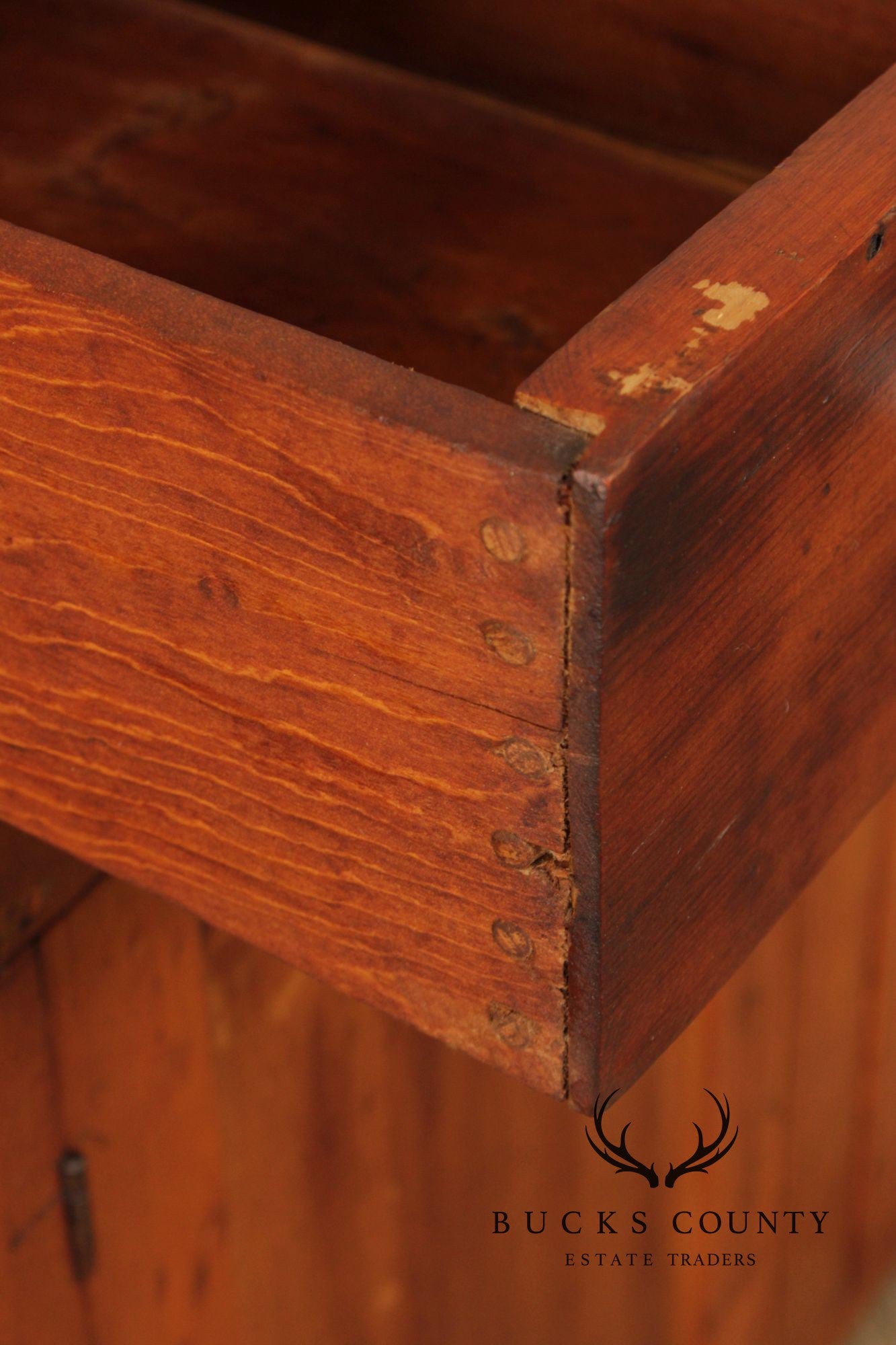 Antique Farmhouse Pine Dry Sink