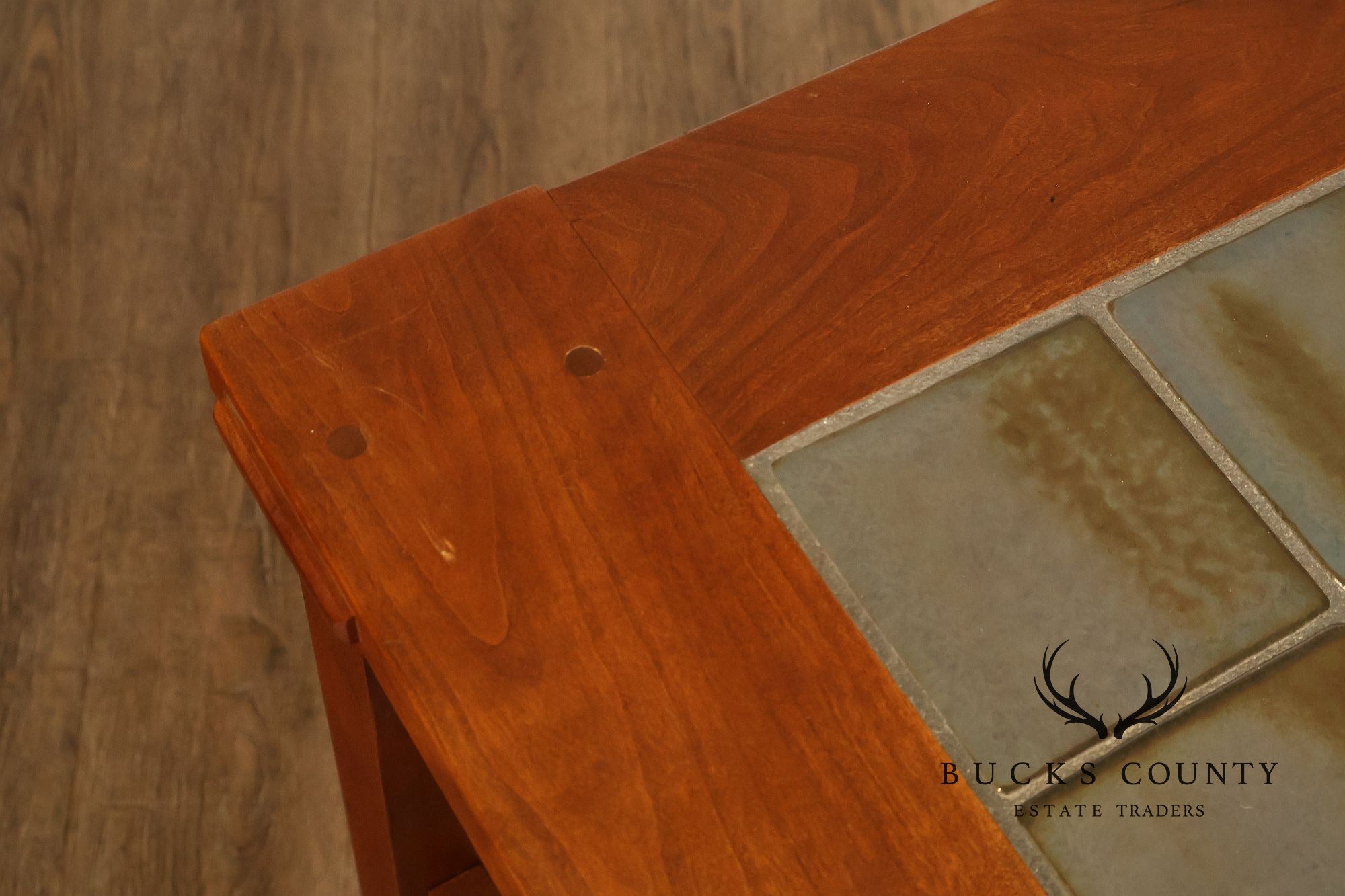 Stickley Mission Collection Tile Top Cherry End Table