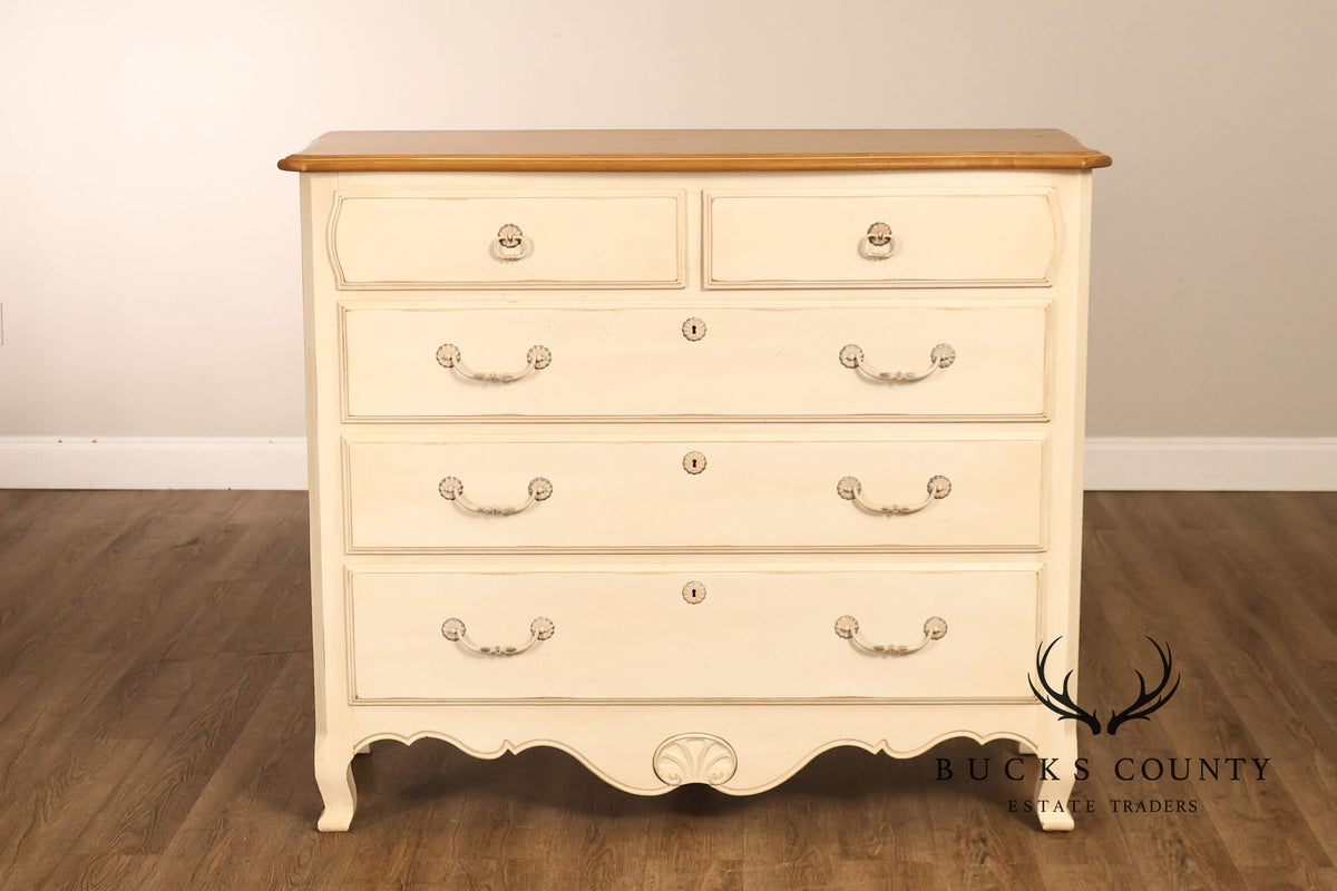Ethan Allen 'Country French' Painted Chest of Drawers