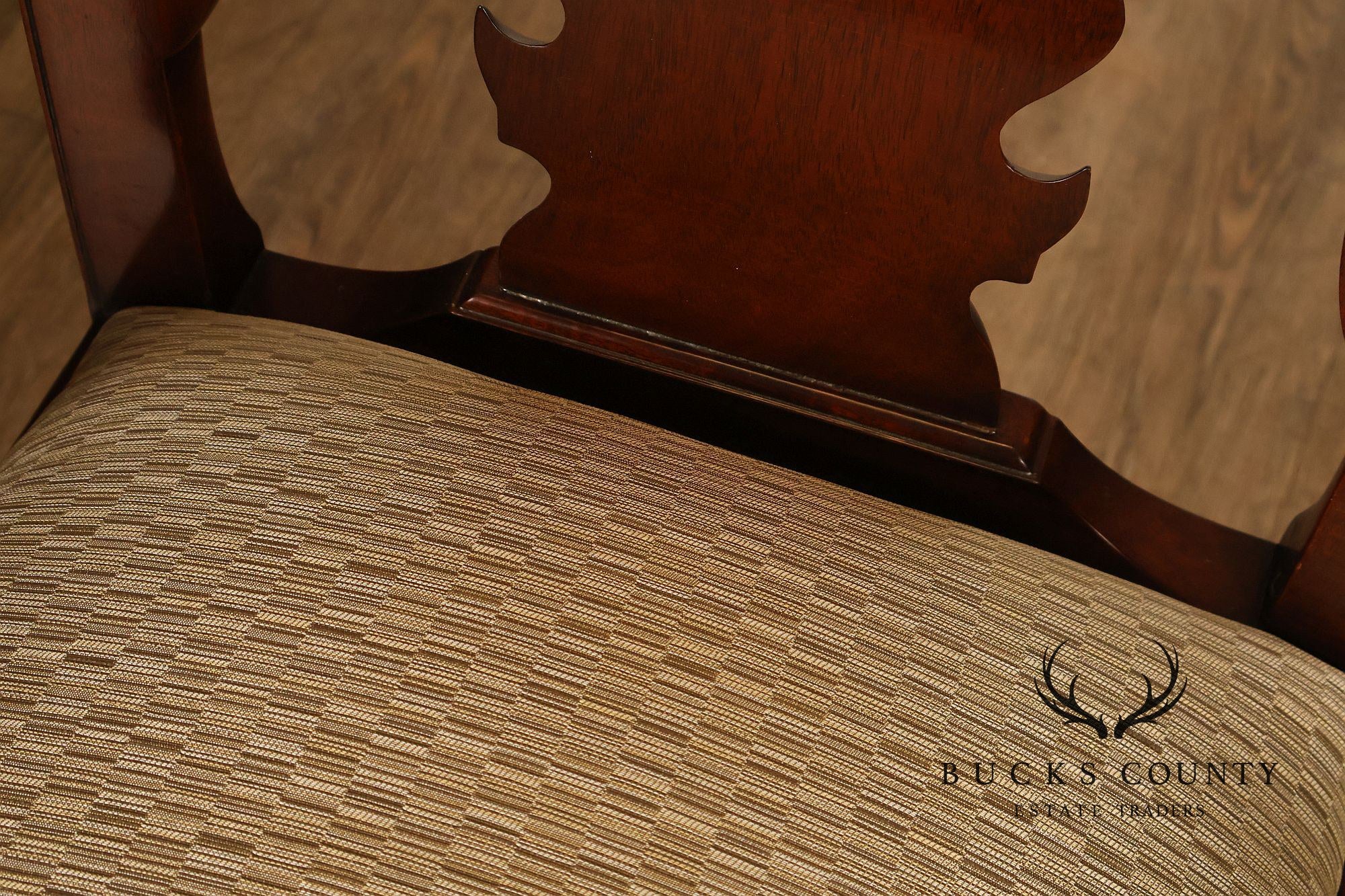 Kindel Winterthur Collection Pair of Mahogany Armchairs