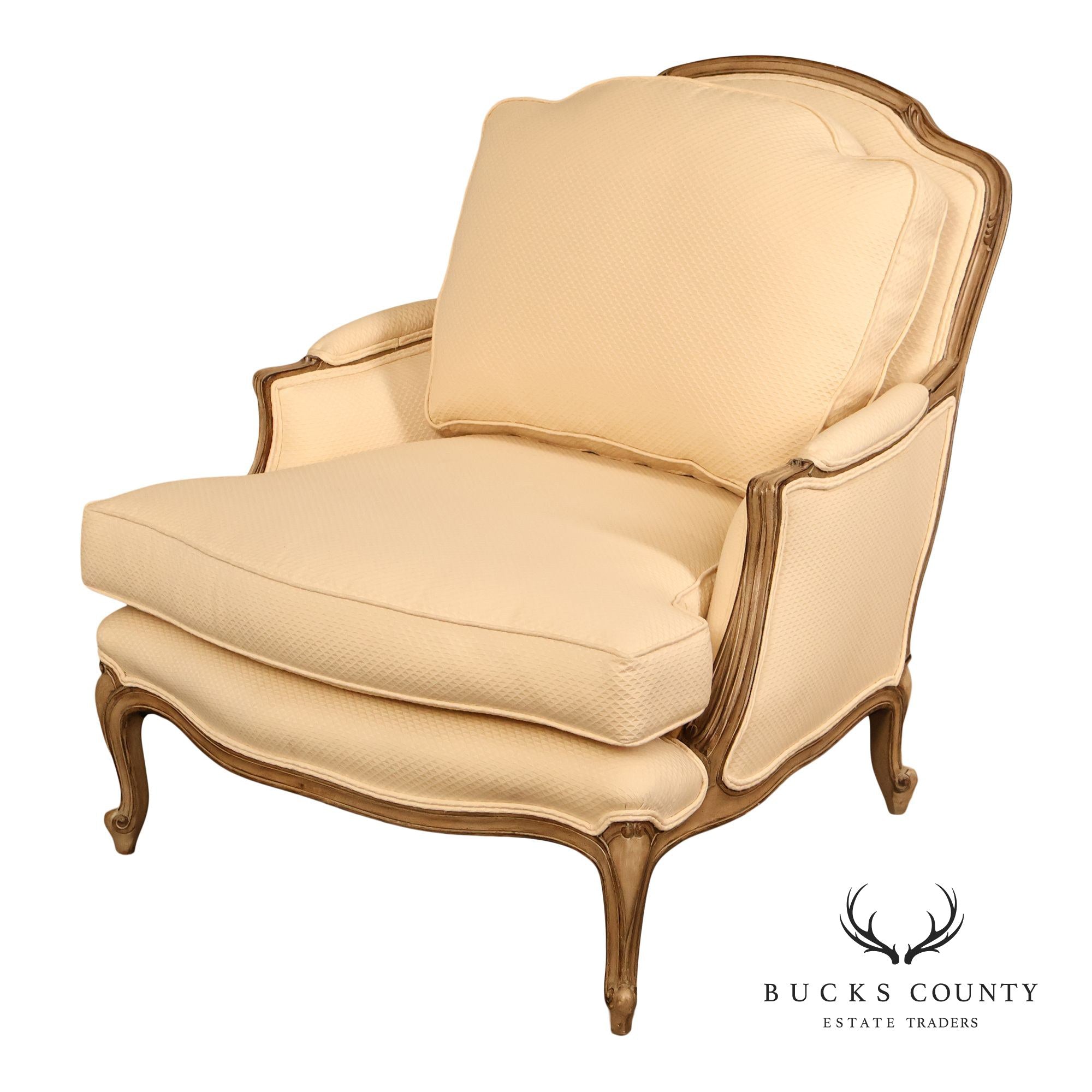 Meyer Gunther Martini French Louis XV Style Bergere Chair