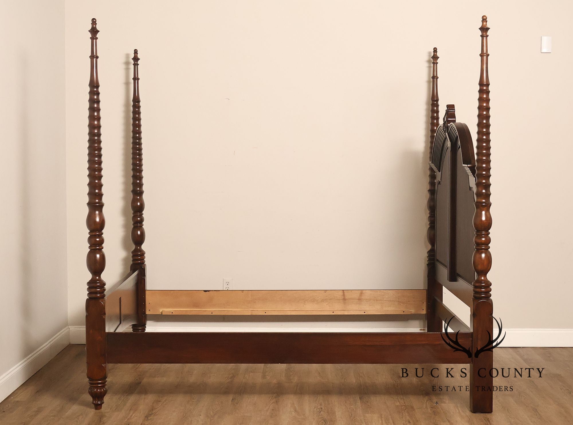 British Colonial Style Four Poster King Bed Frame