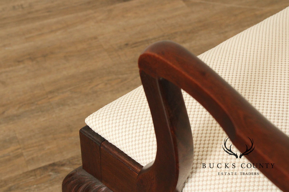 Chippendale Style Set of Eight M ahogany Dining Chairs