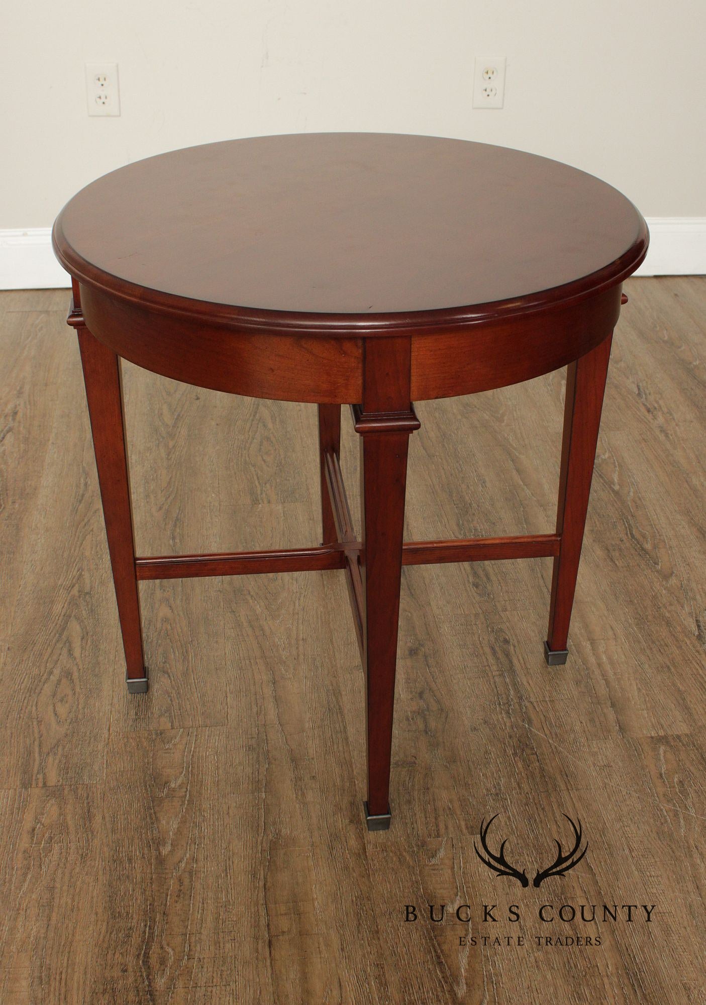 Harden Cherry Round Top Side Table