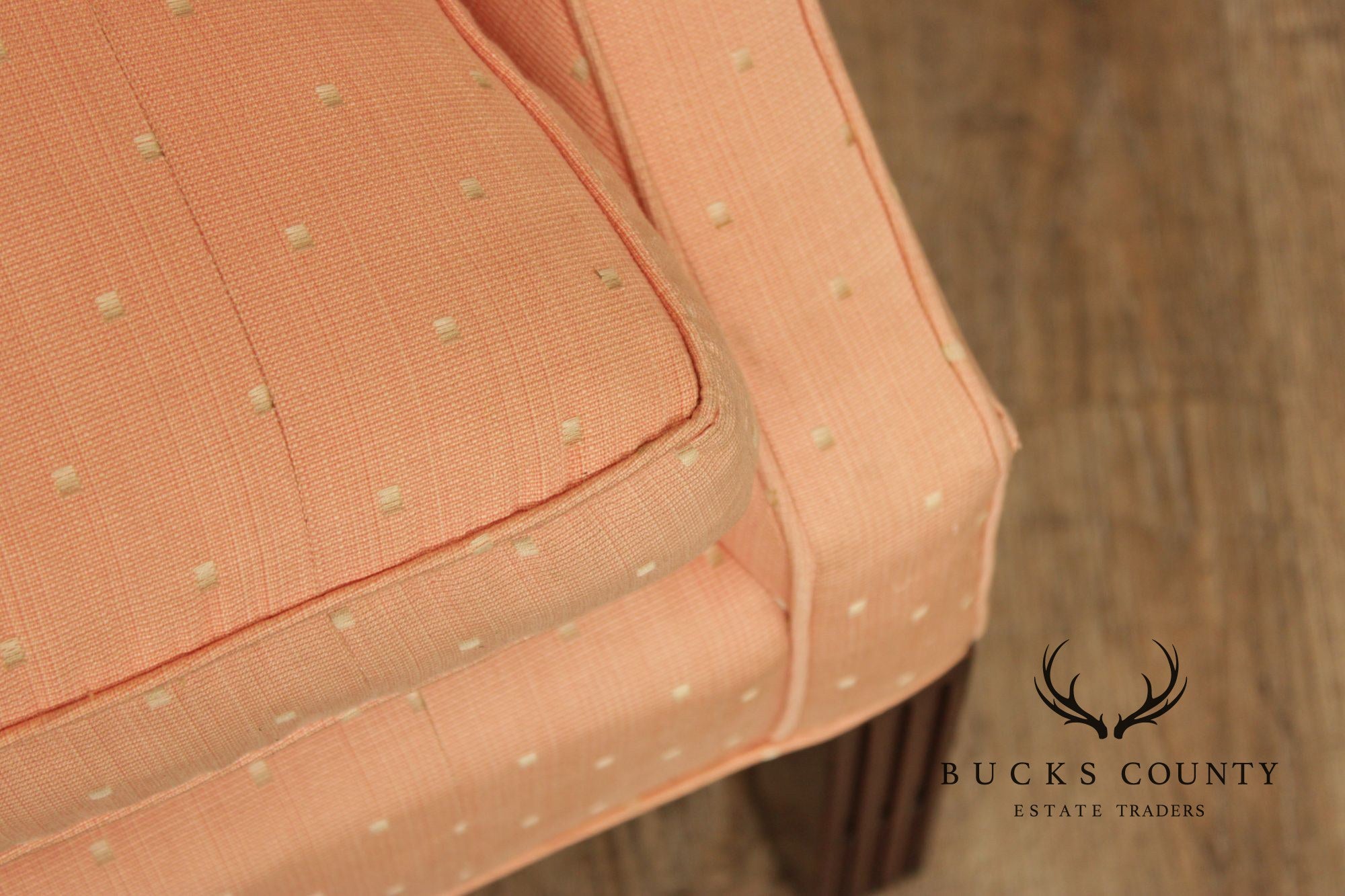 Chippendale Style Vintage Mahogany Camelback Sofa