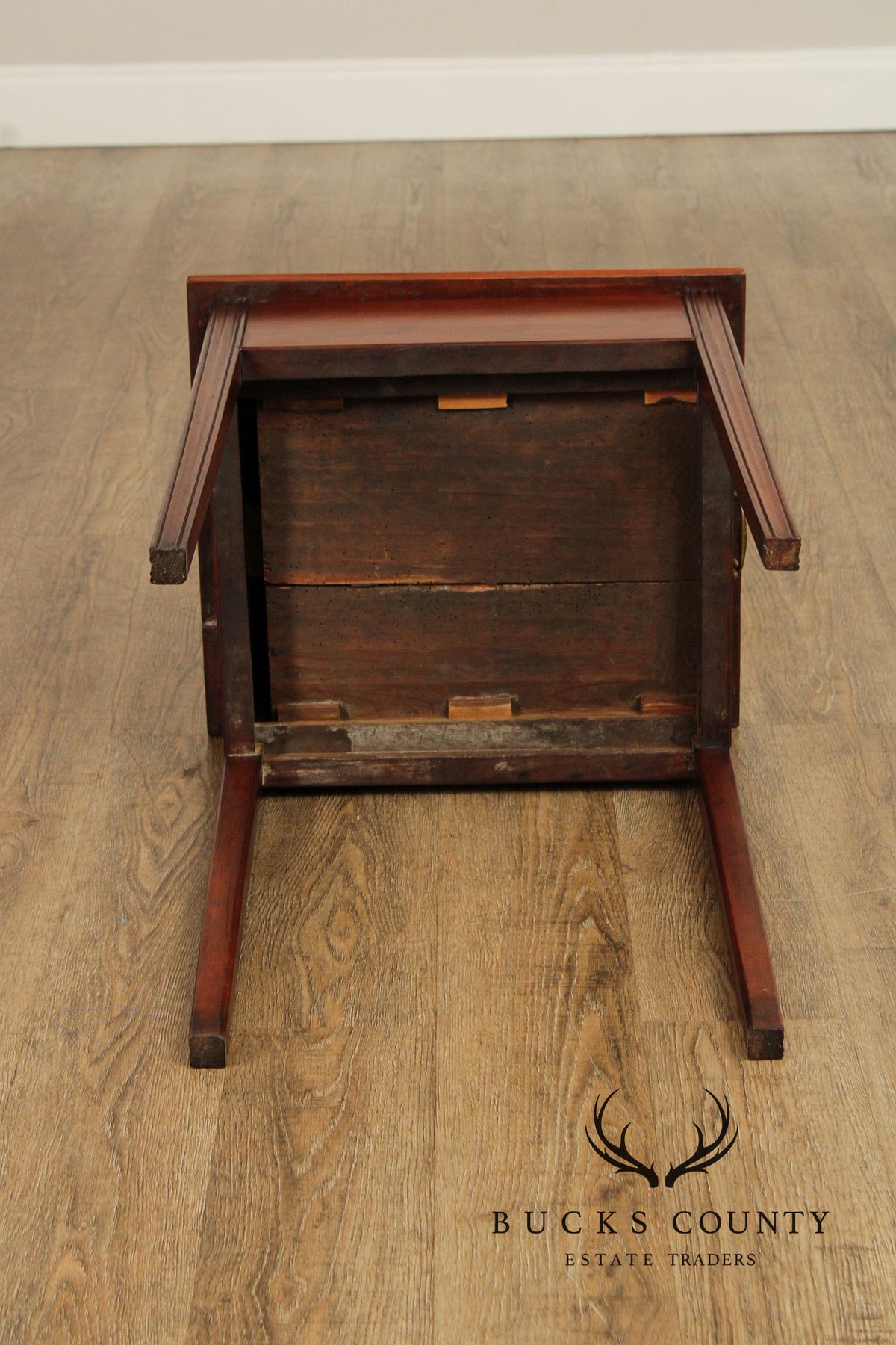 Antique Chippendale Cherry One-Drawer Work Table