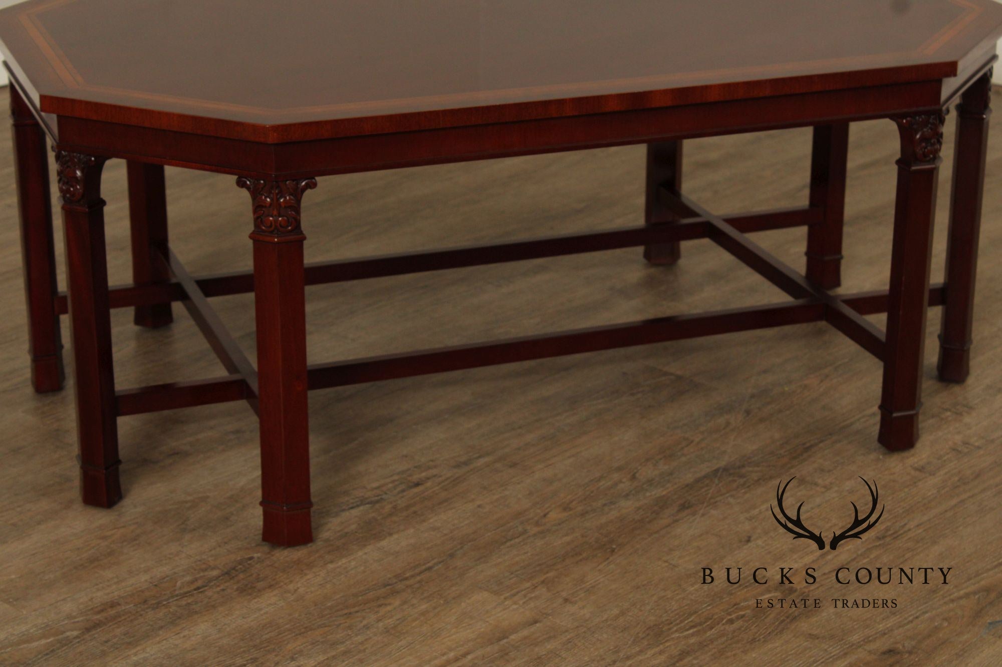 Kindel Georgian Style Mahogany Coffee Table