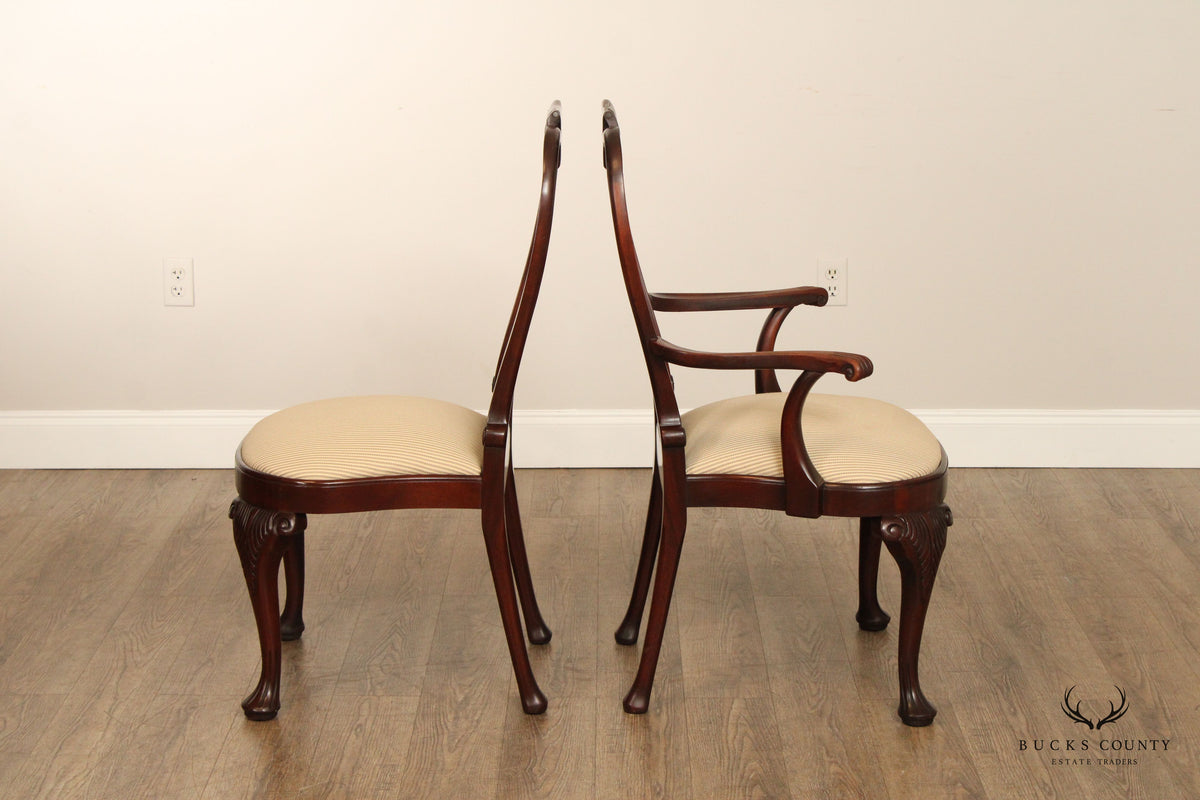 Baker Historic Charleston Collection Set of Six Mahogany Dining Chairs