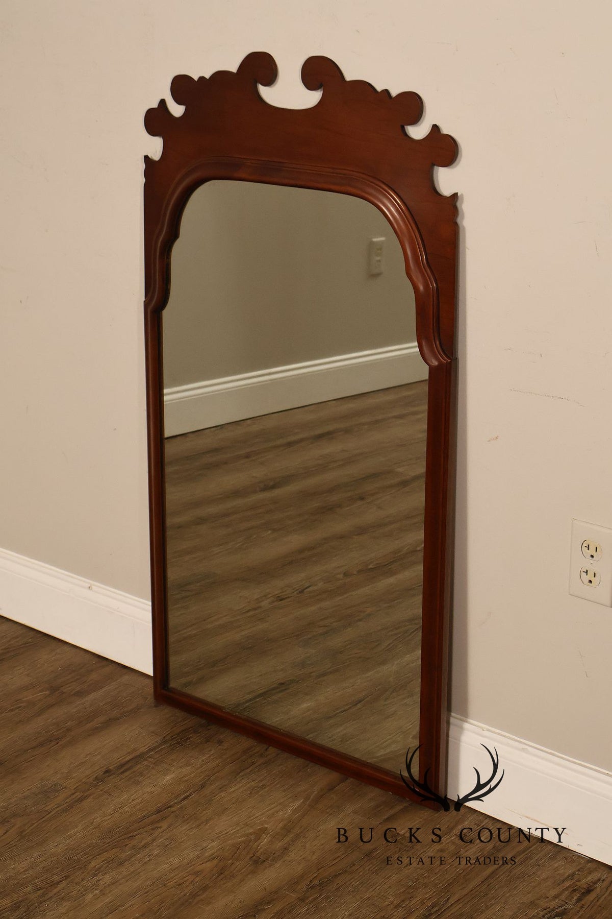 Chippendale Style Cherry Wall Mirror