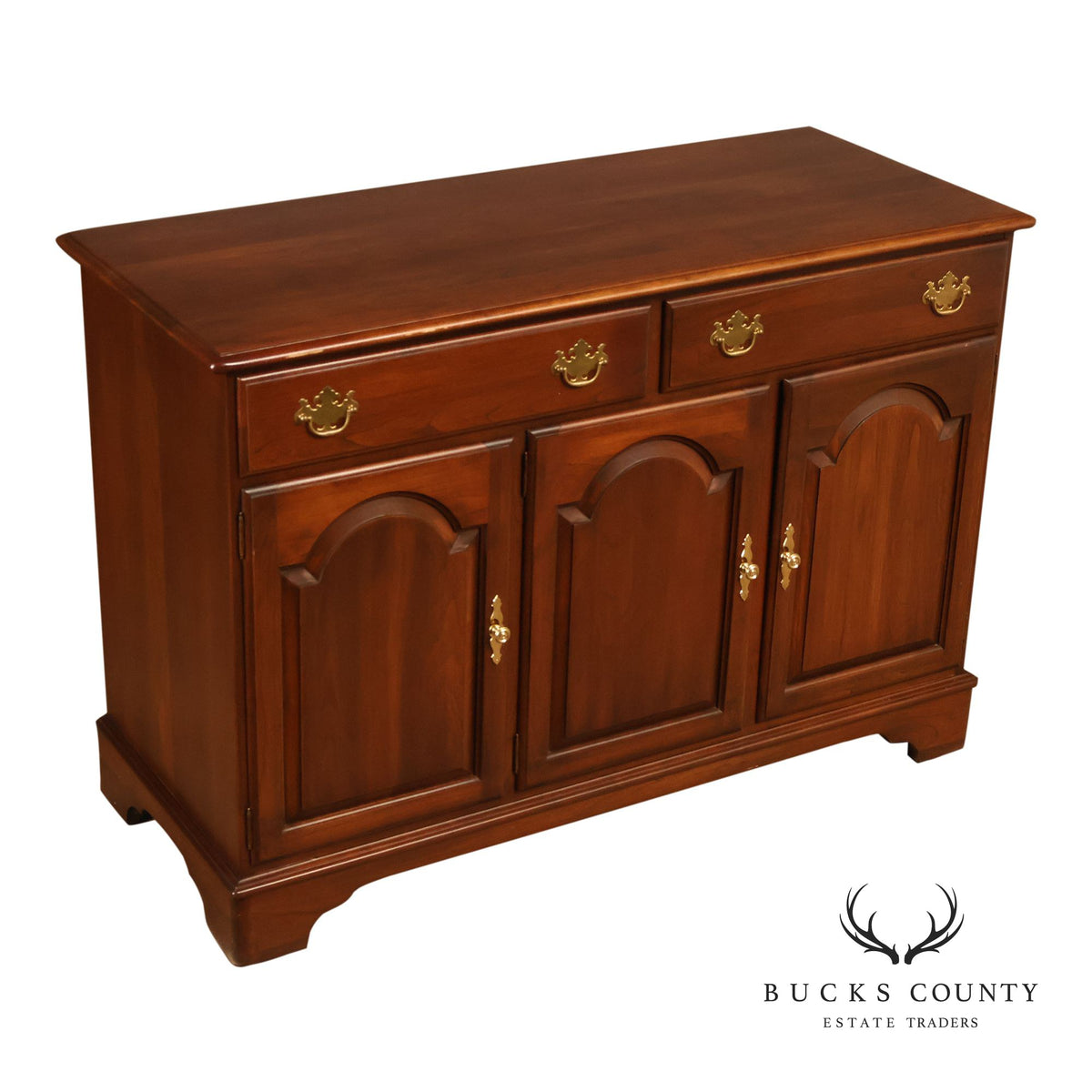 Ethan Allen Chippendale Style Cherry Buffet
