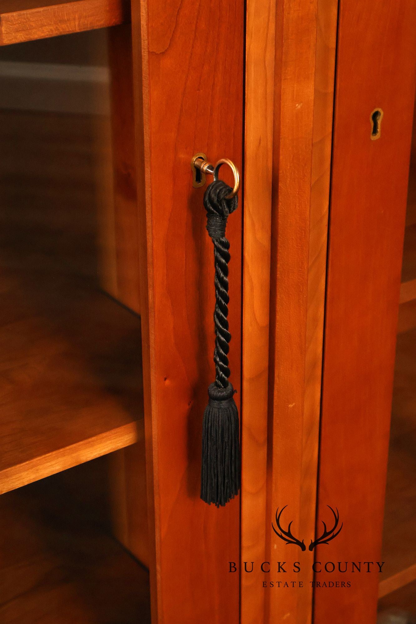 Stickley Mission Collection Pair of Harvey Ellis Cherry Bookcases