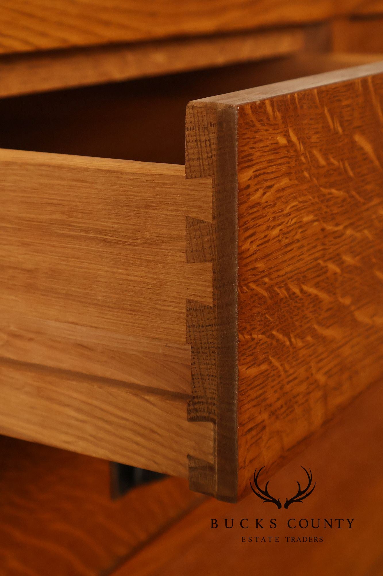 Stickley Mission Collection Oak High Chest Of Drawers