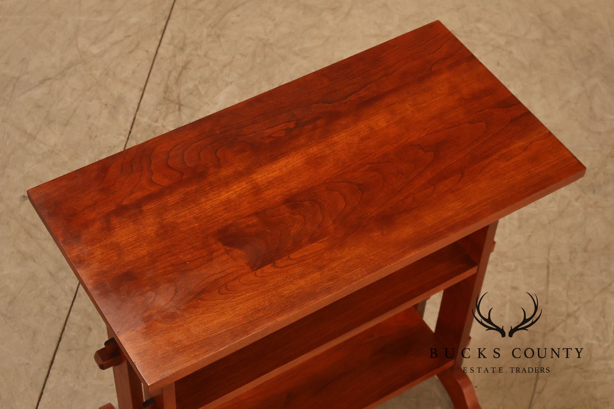 Stickley Mission Collection Pair of Cherry Roycroft Little Journeys Tables