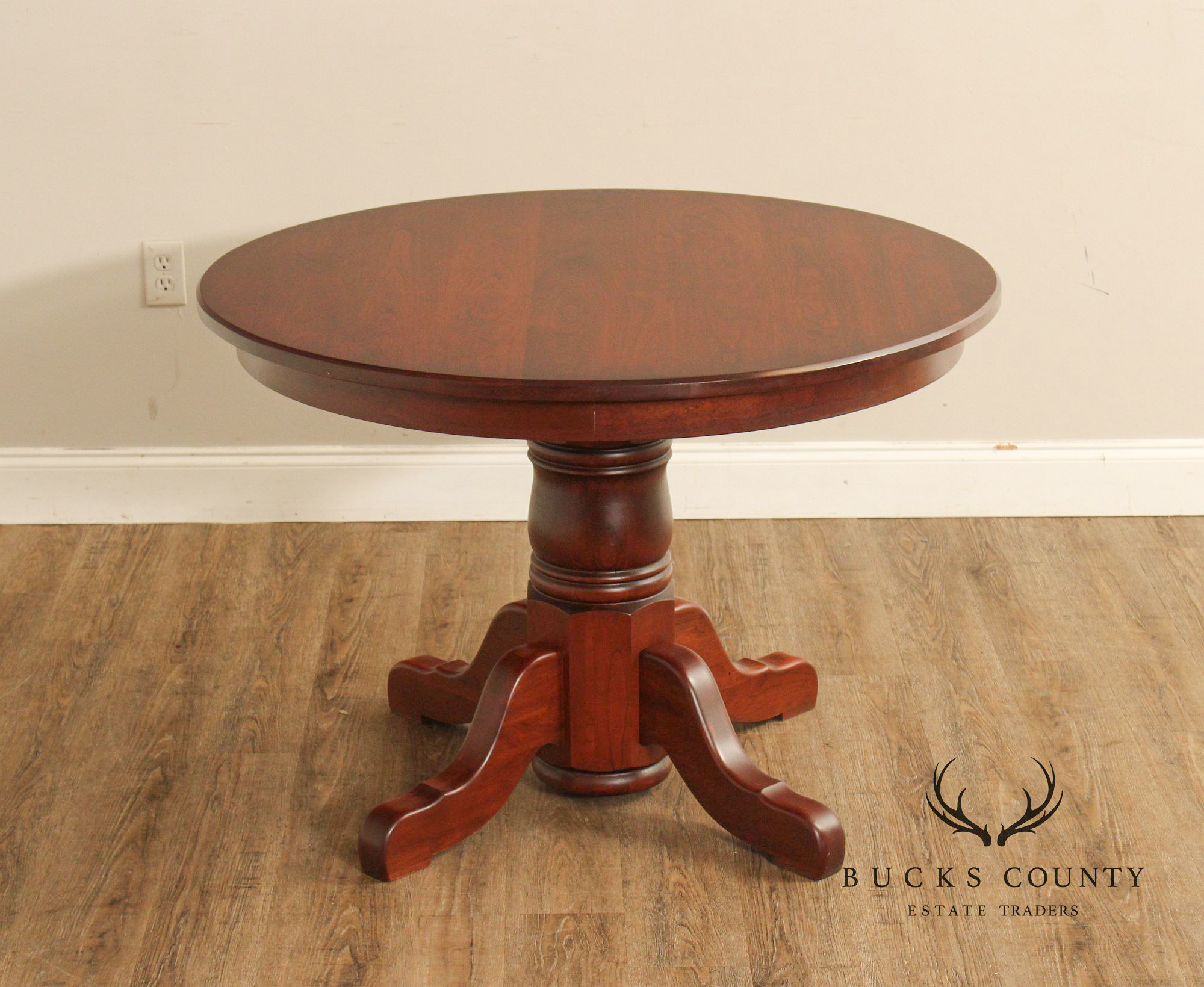 Hunt Country Furniture Round Top Cherry Dining Table