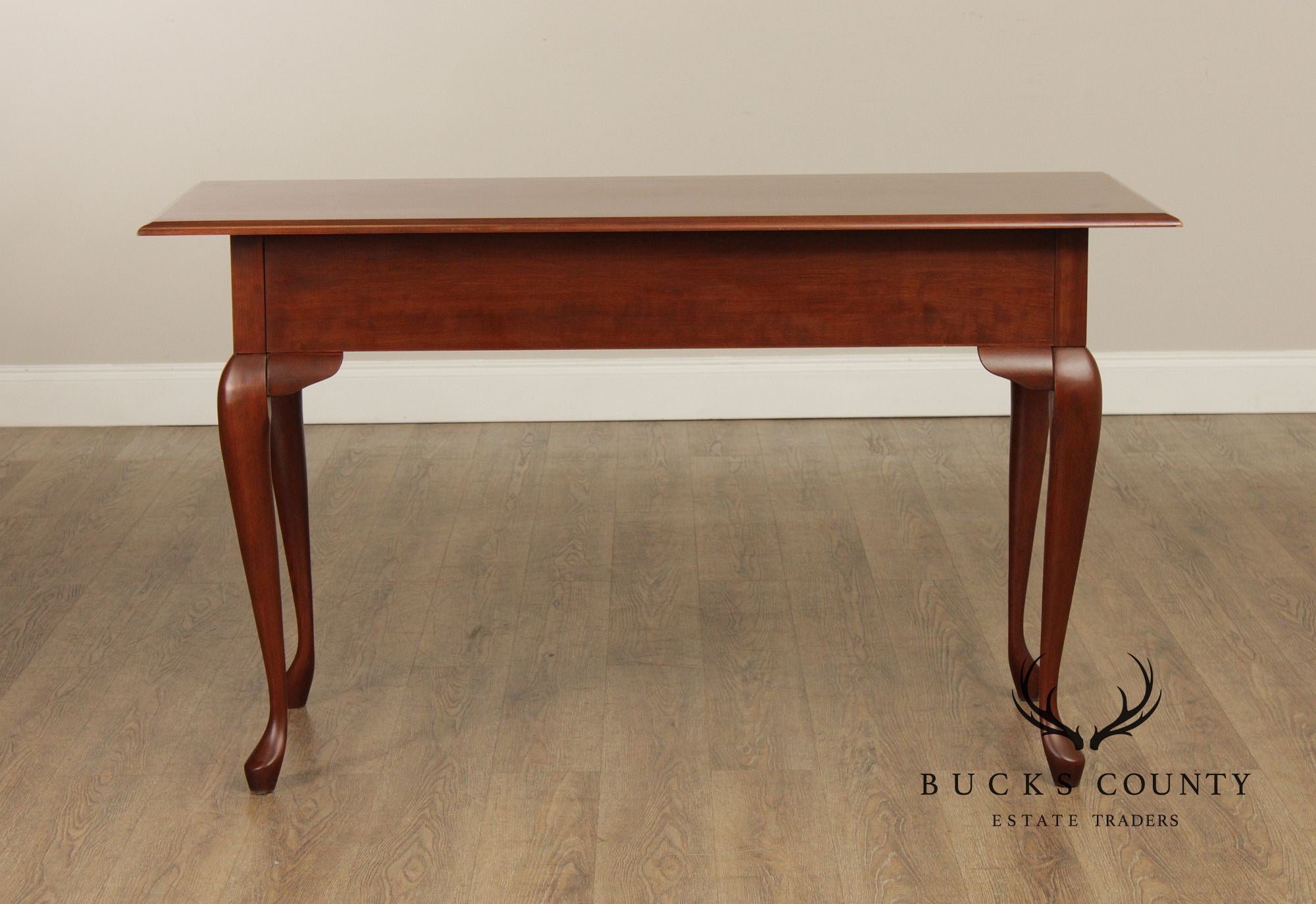 Queen Anne Style Vintage Cherry Writing Desk