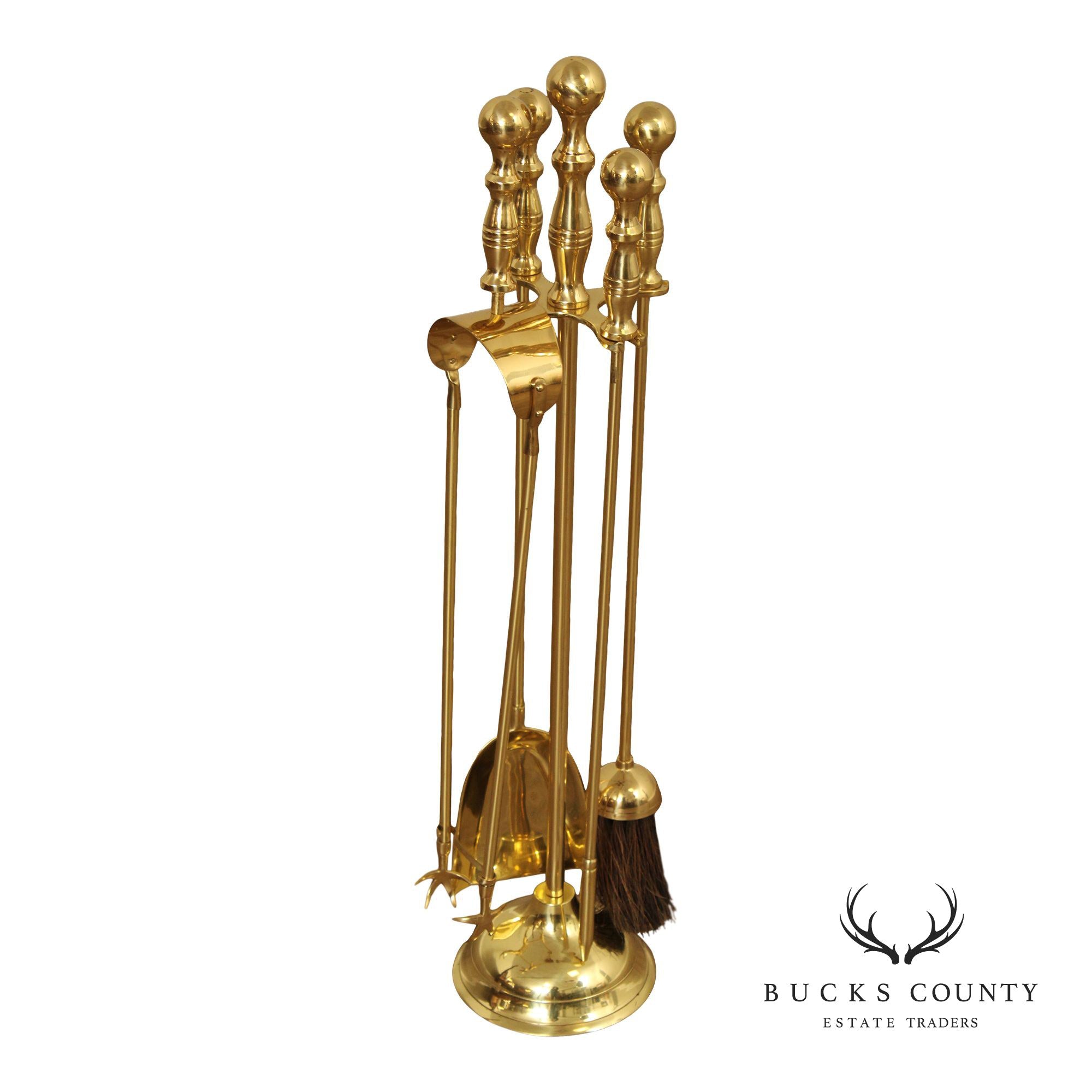 Traditional Brass Fireplace Tools