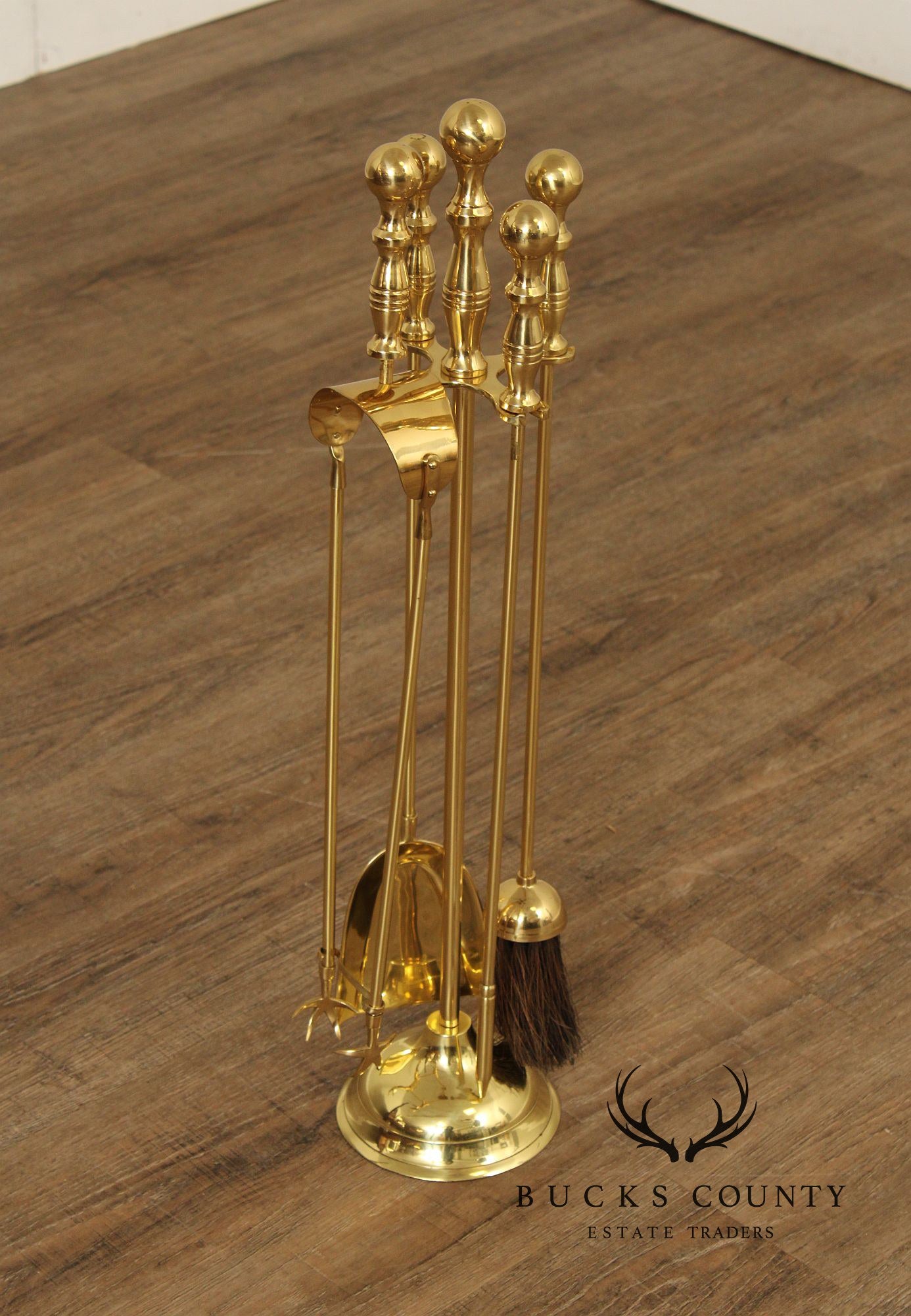 Traditional Brass Fireplace Tools