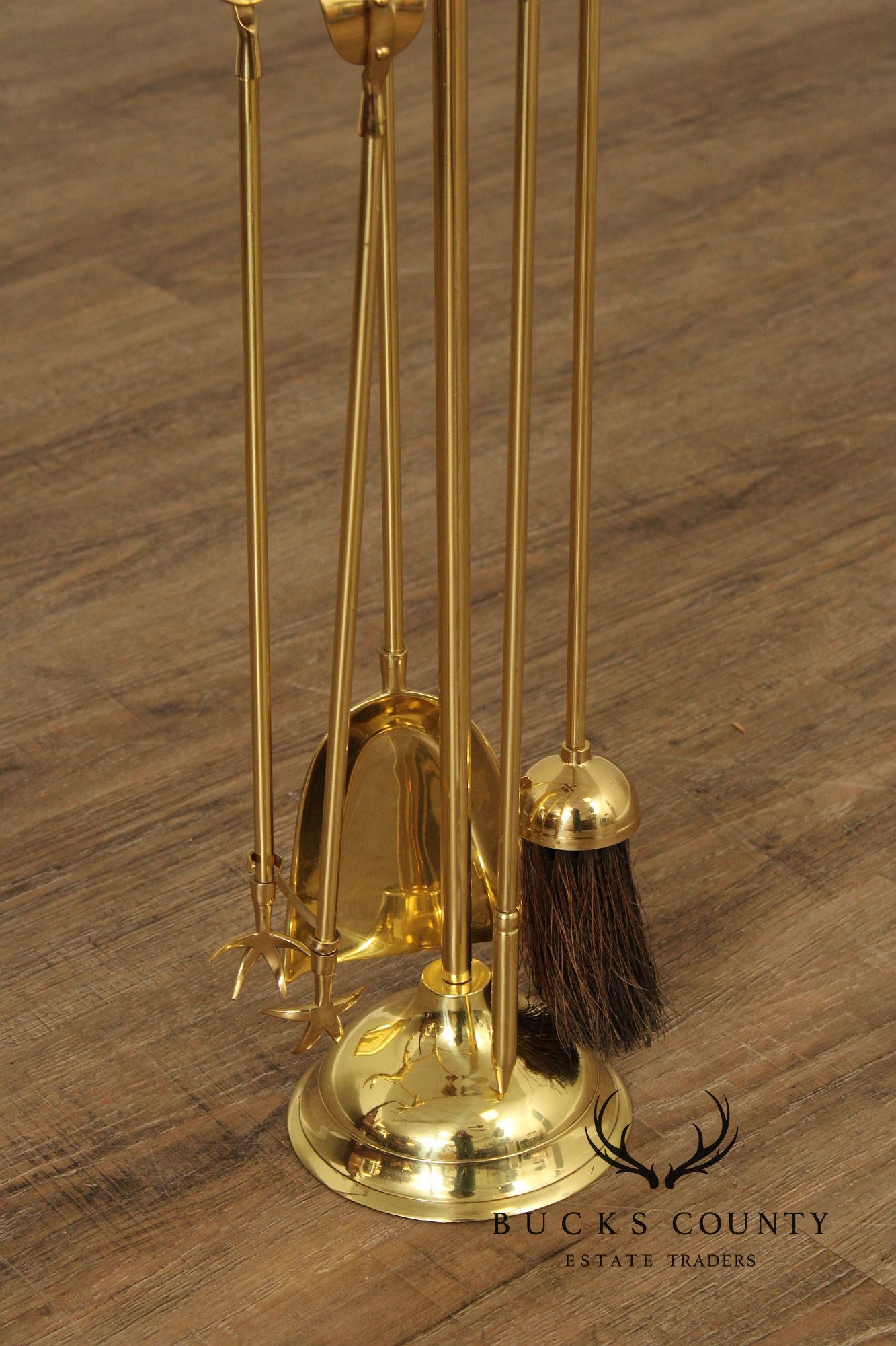 Traditional Brass Fireplace Tools