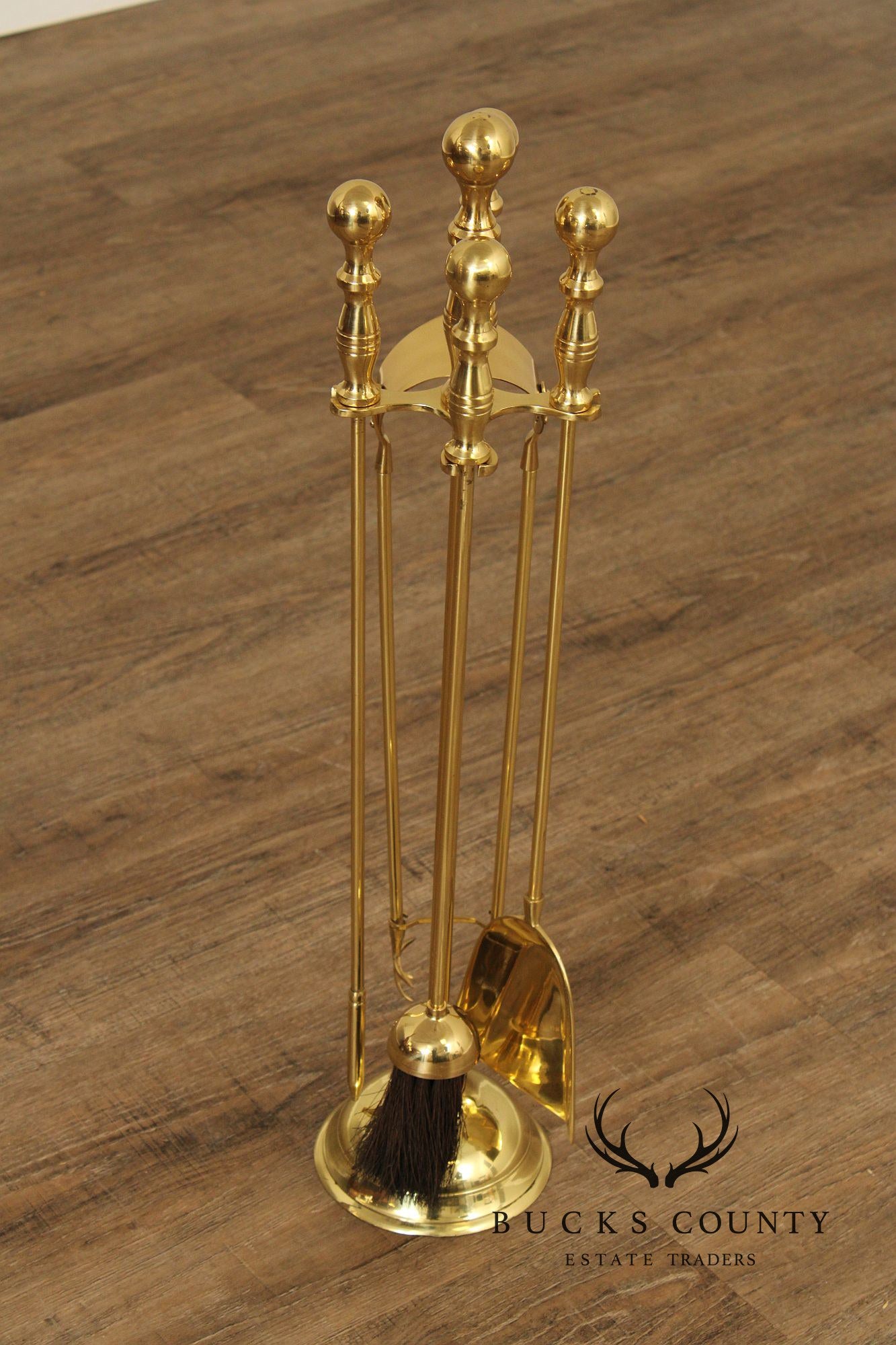 Traditional Brass Fireplace Tools