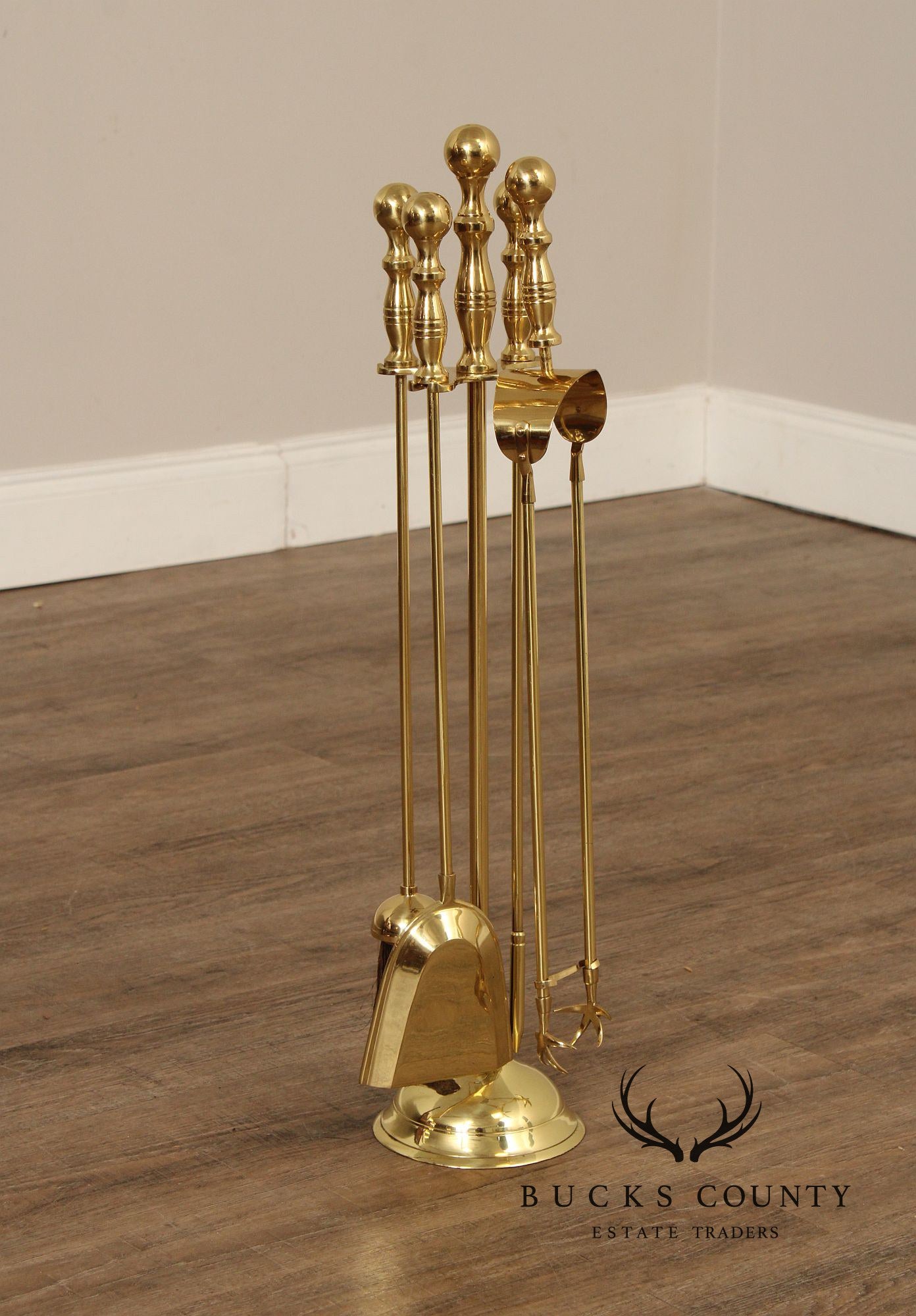 Traditional Brass Fireplace Tools
