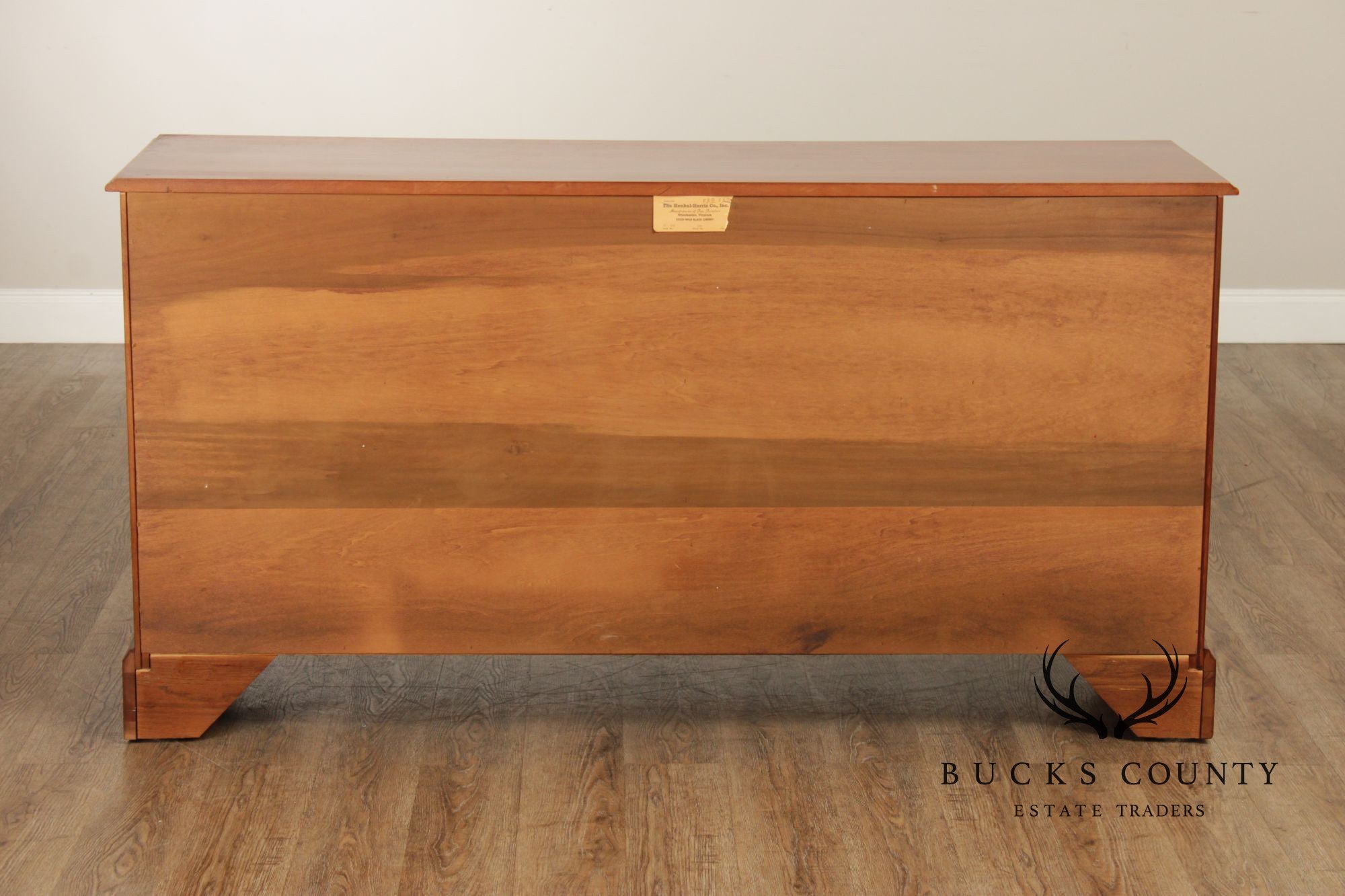 Henkel Harris Vintage Chippendale Style Cherry Long Dresser