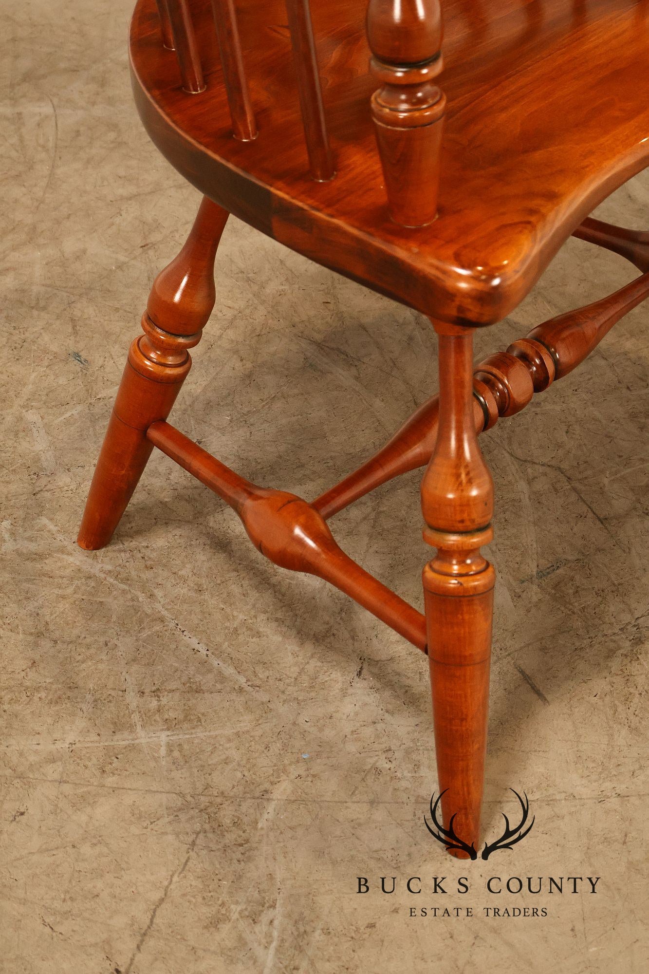 Frederick Duckloe Cherry Comb-Back Windsor Armchair