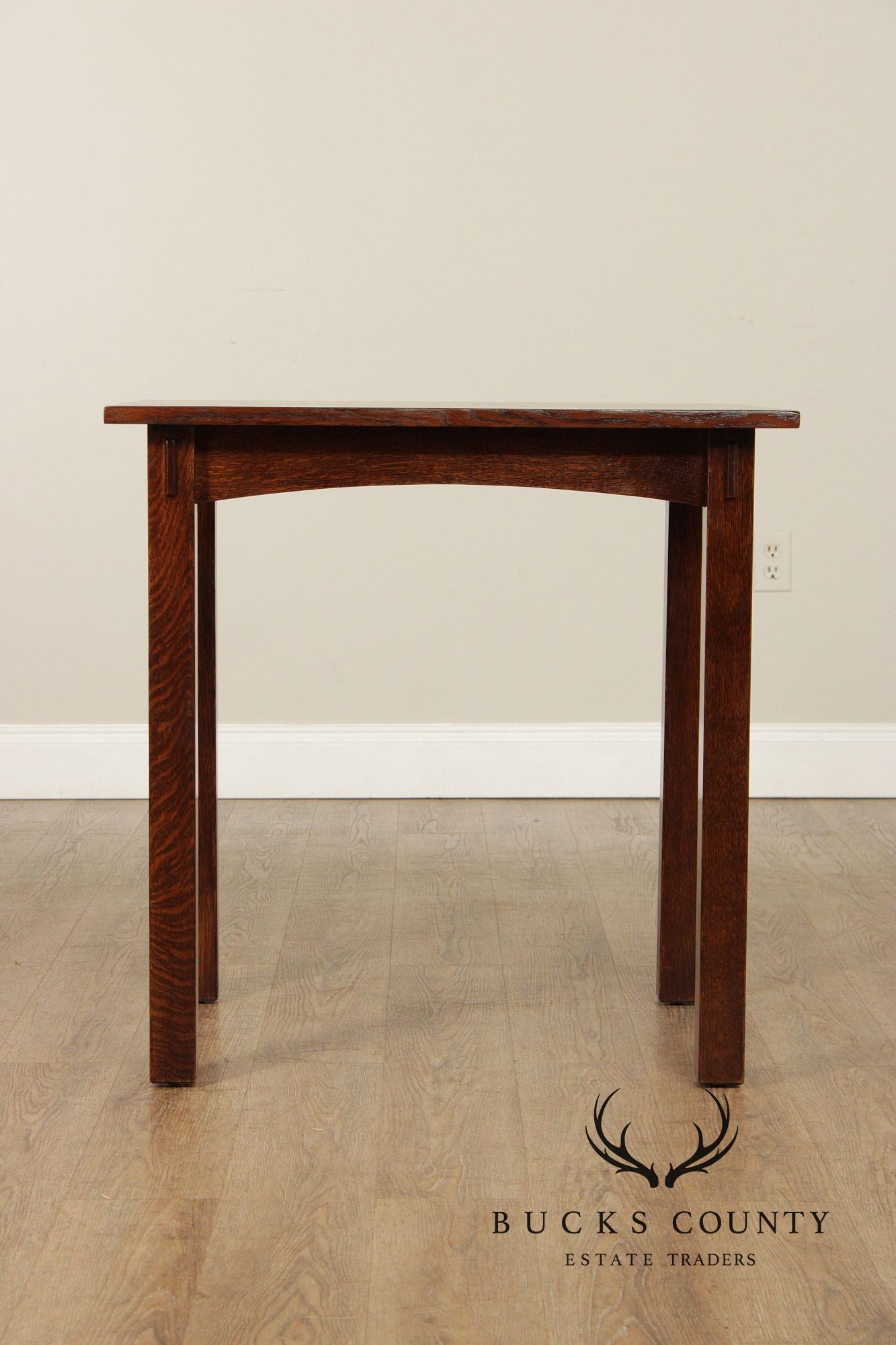 Stickley Mission Style Oak Side Or Writing Table