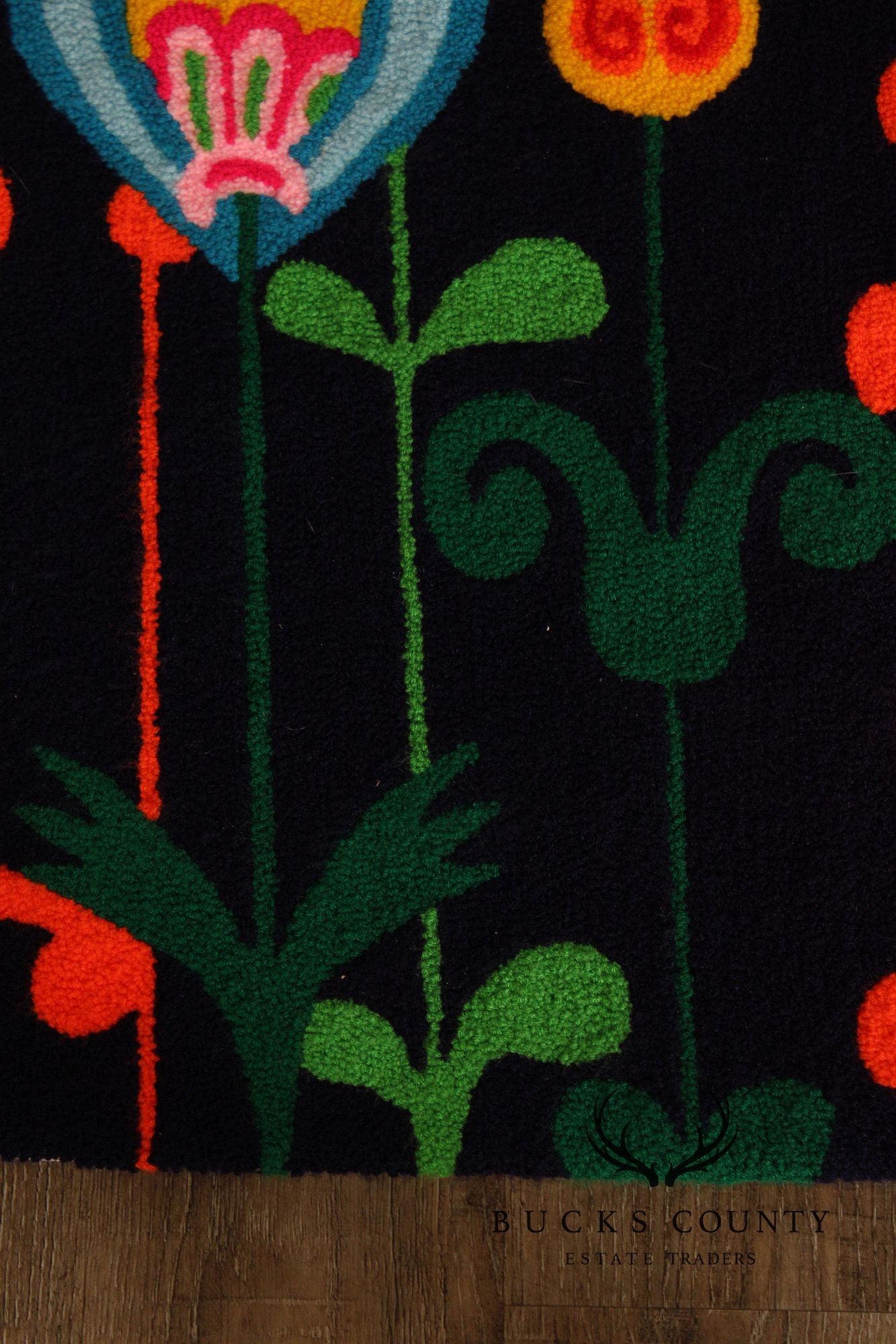 Luis Montiel Folk Art Hummingbird Tapestry