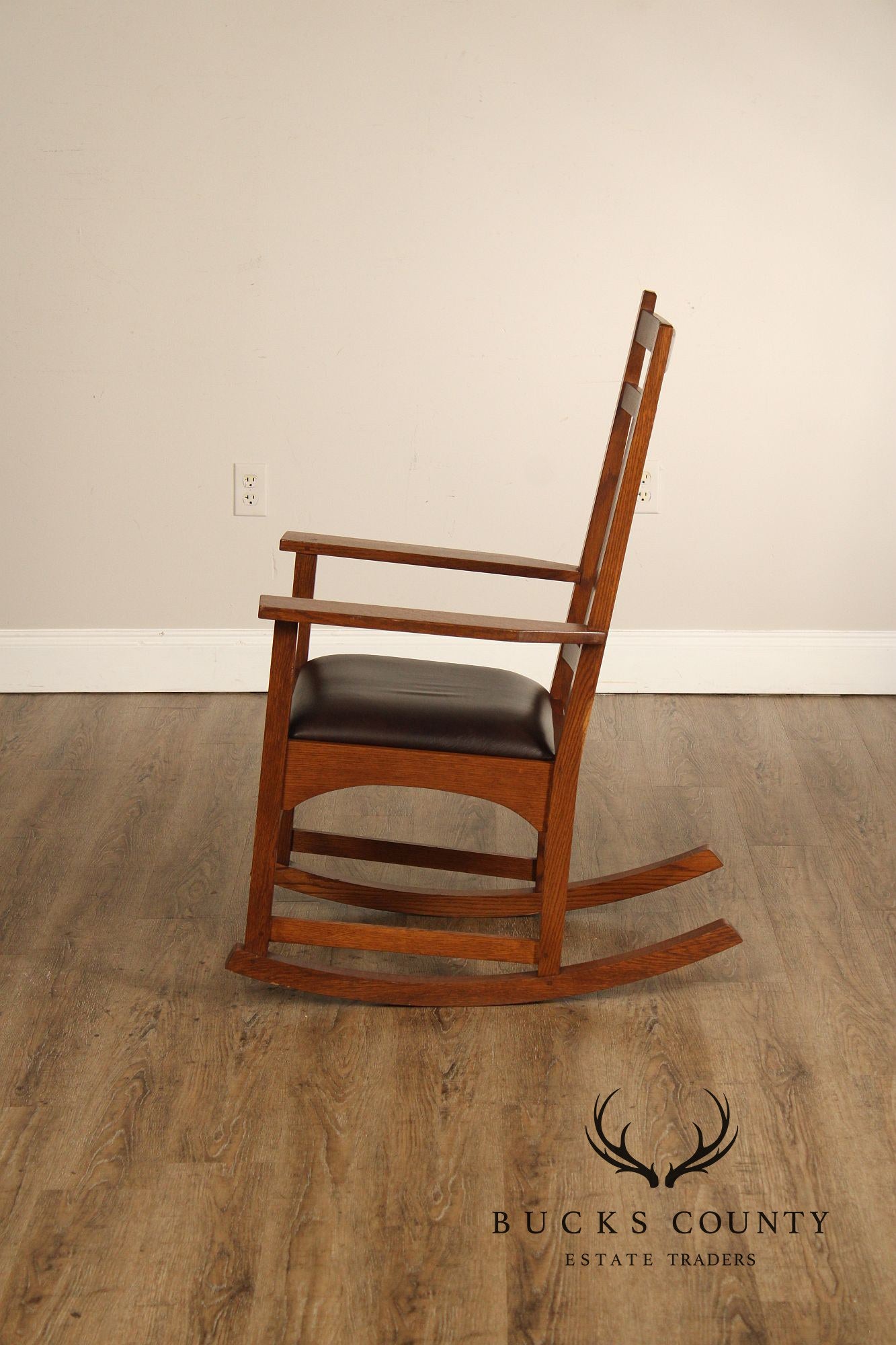 Stickley Mission Collection Harvey Ellis Oak Rocking Chair
