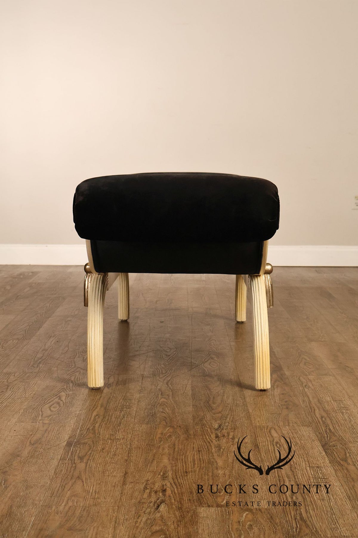 Italian Regency Style Partial Gilt Chaise Bench