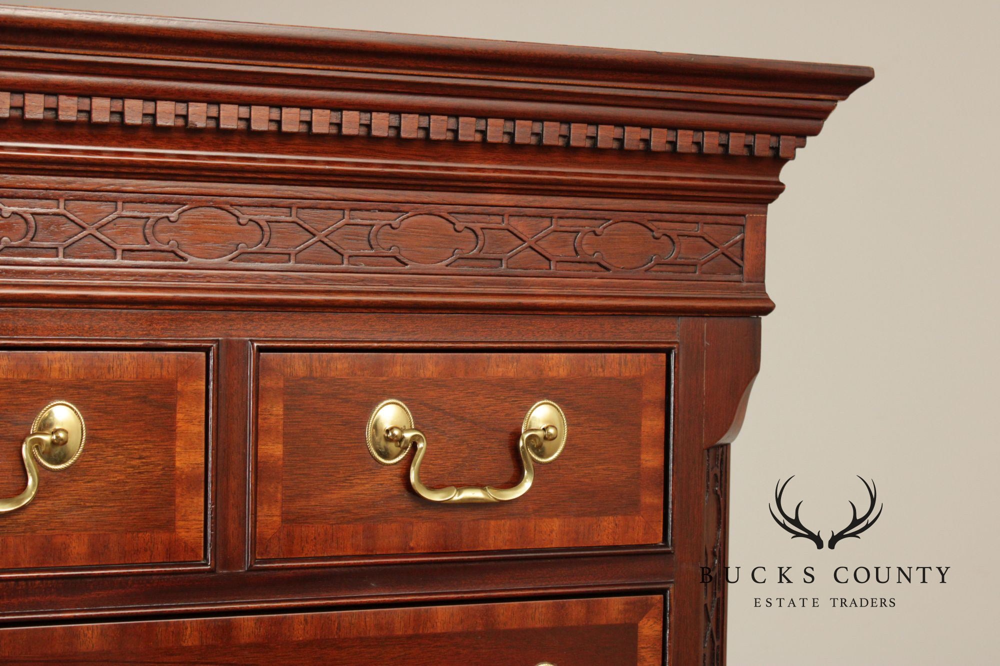 COUNCIL CRAFTSMAN CHIPPENDALE TALL CHEST