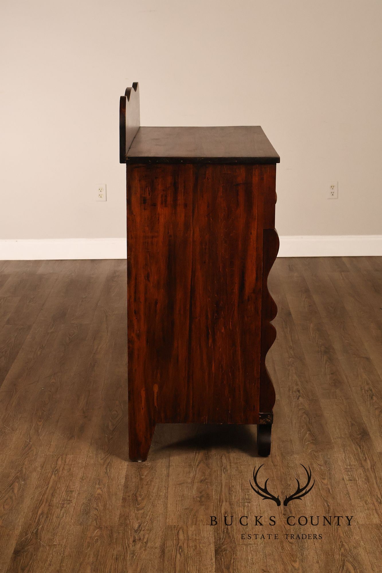 Antique American Empire Softwood Jelly Cupboard